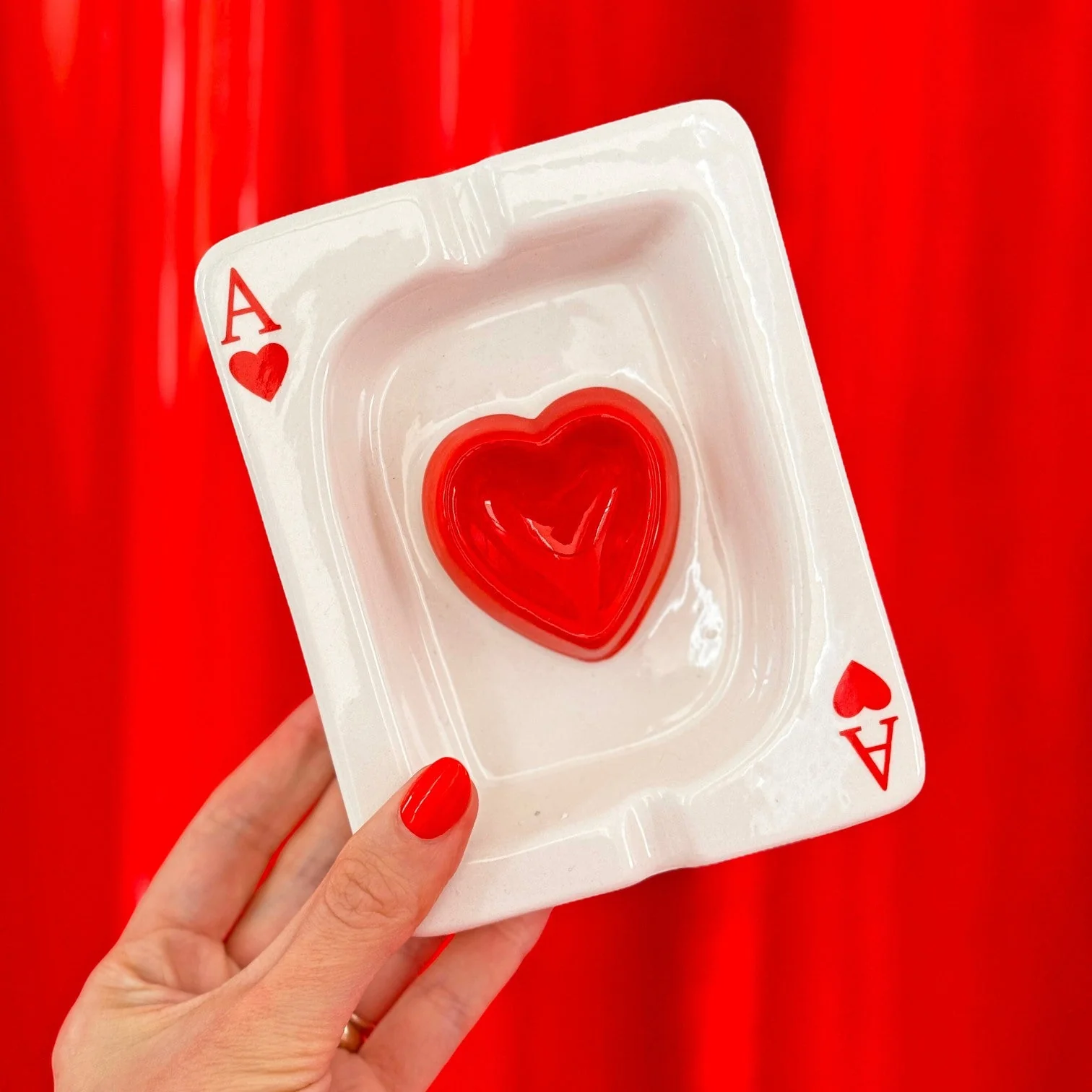 Ace of Hearts Ash Tray