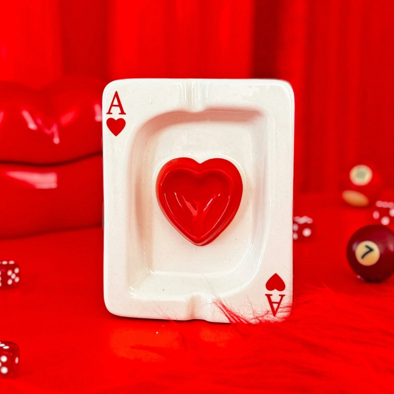 Ace of Hearts Ash Tray - Image 2