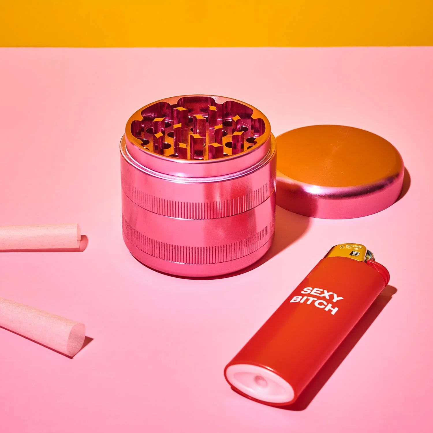 Aluminum Grinder - Pink - Image 3