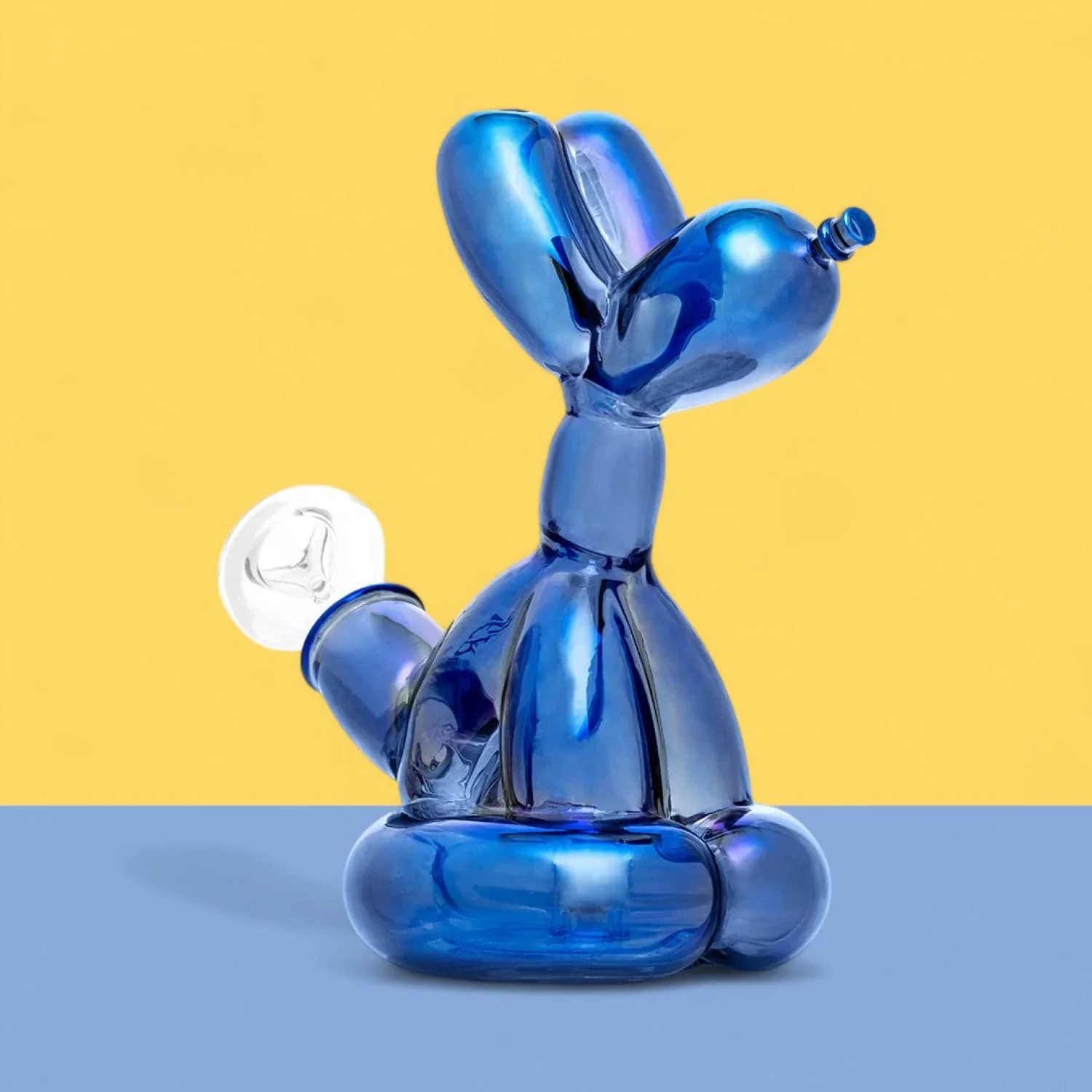 Blue Balloon Dog Bong