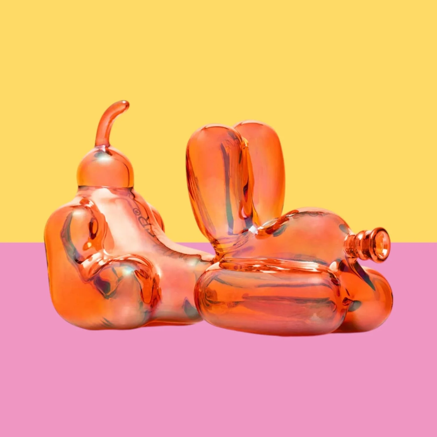 Red Balloon Dog Hand Pipe