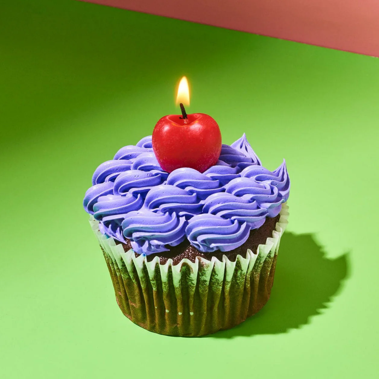 Cherry Beeswax Birthday Candles