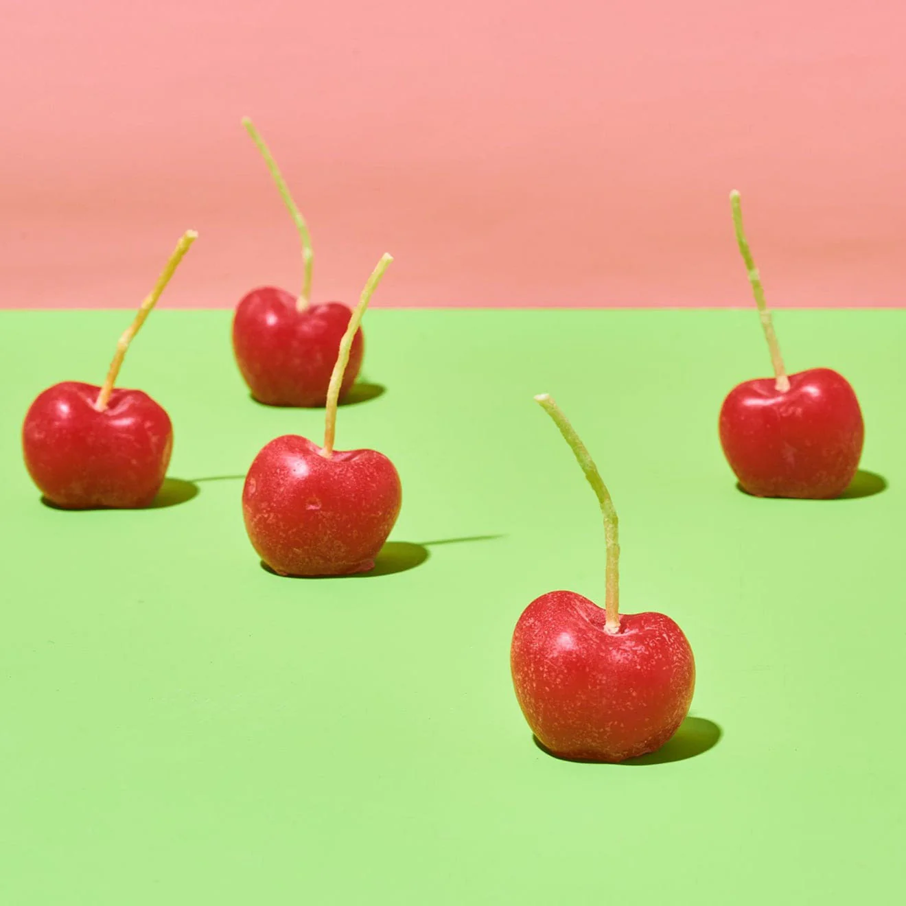 Cherry Beeswax Birthday Candles - Image 2
