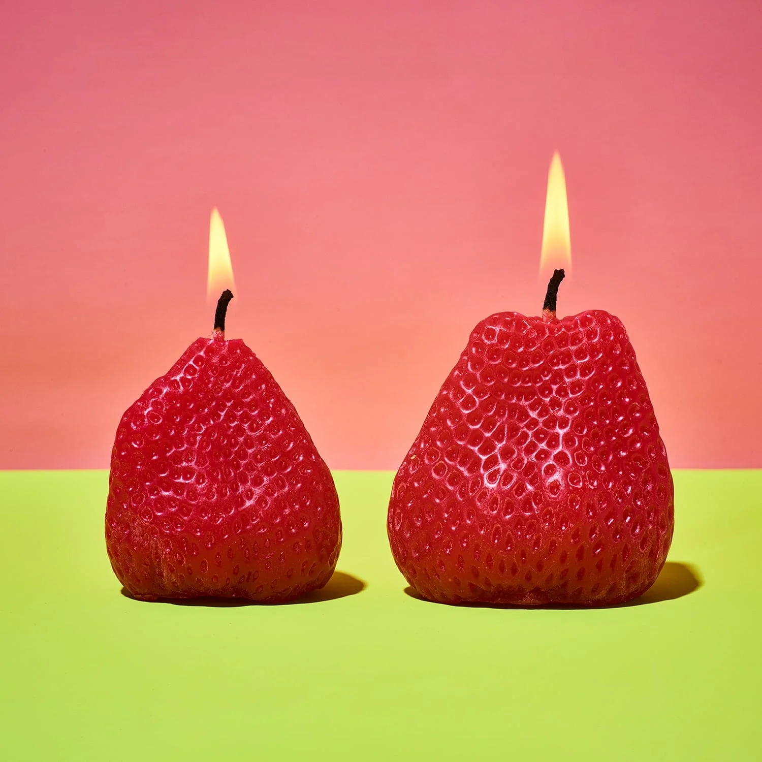 Strawberry Beeswax Candles
