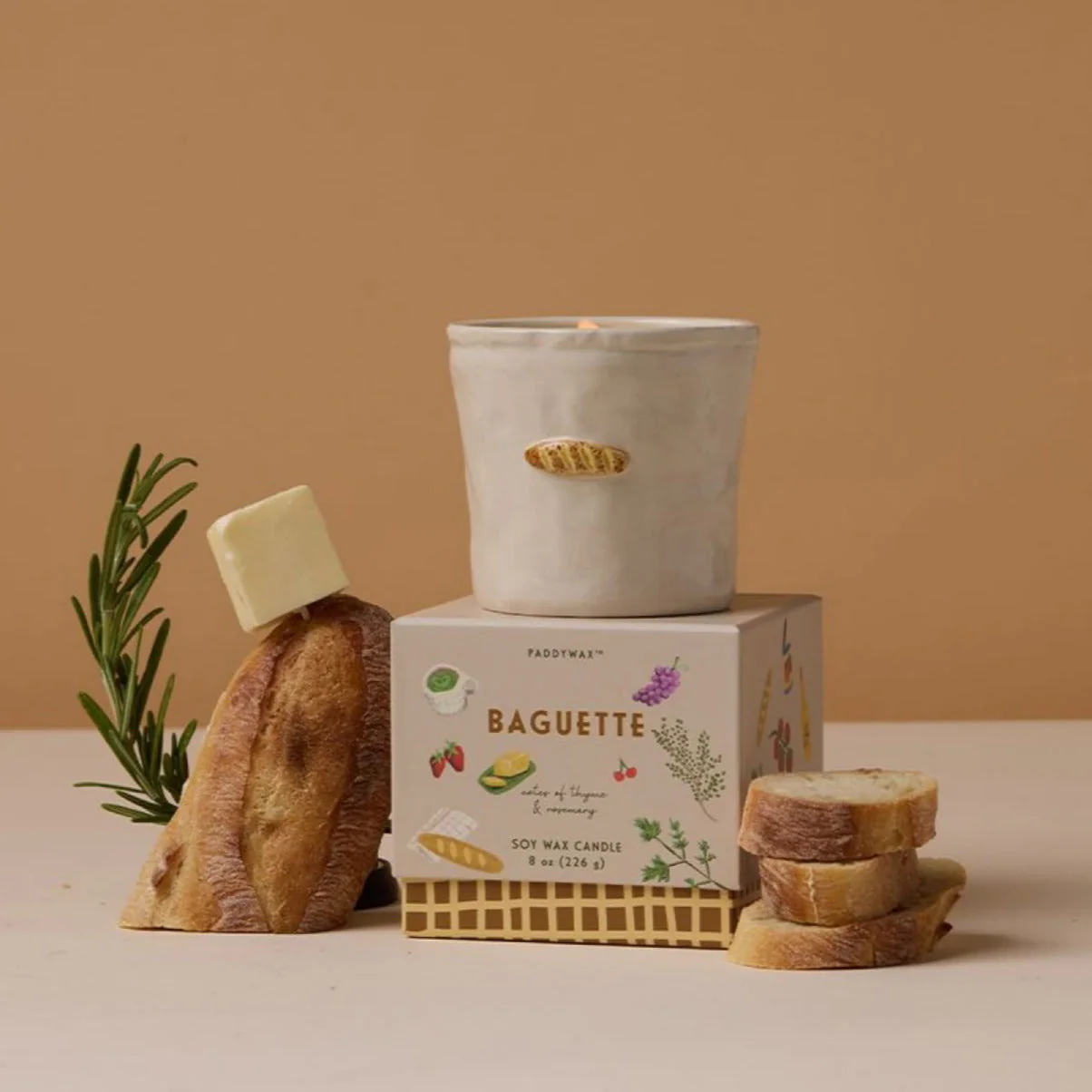 French Baguette Bistro Candle