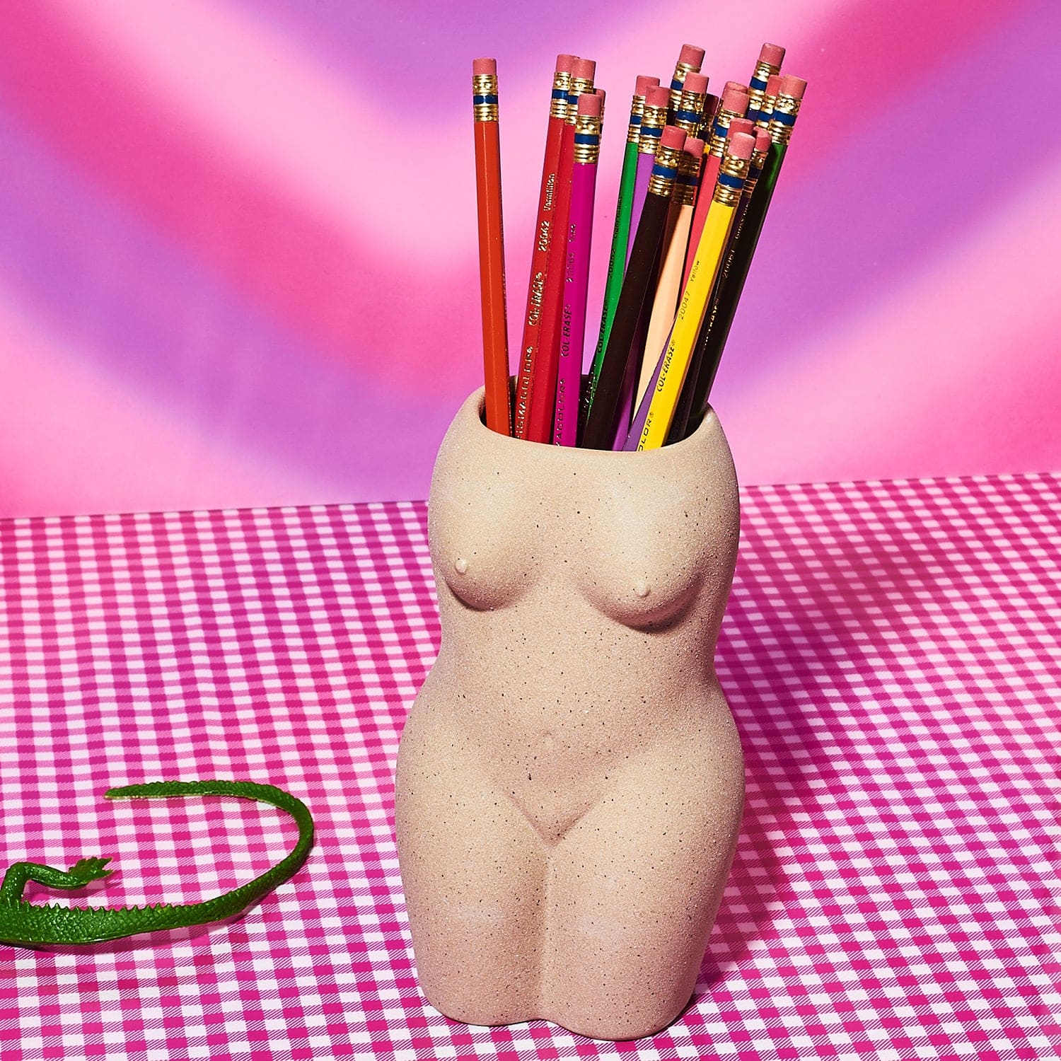 Body Form Earthenware Vase - Image 5