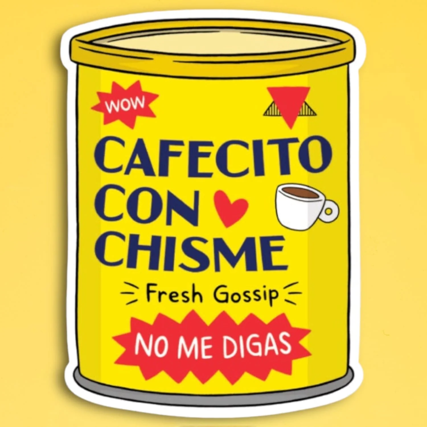 Cafecito Sticker