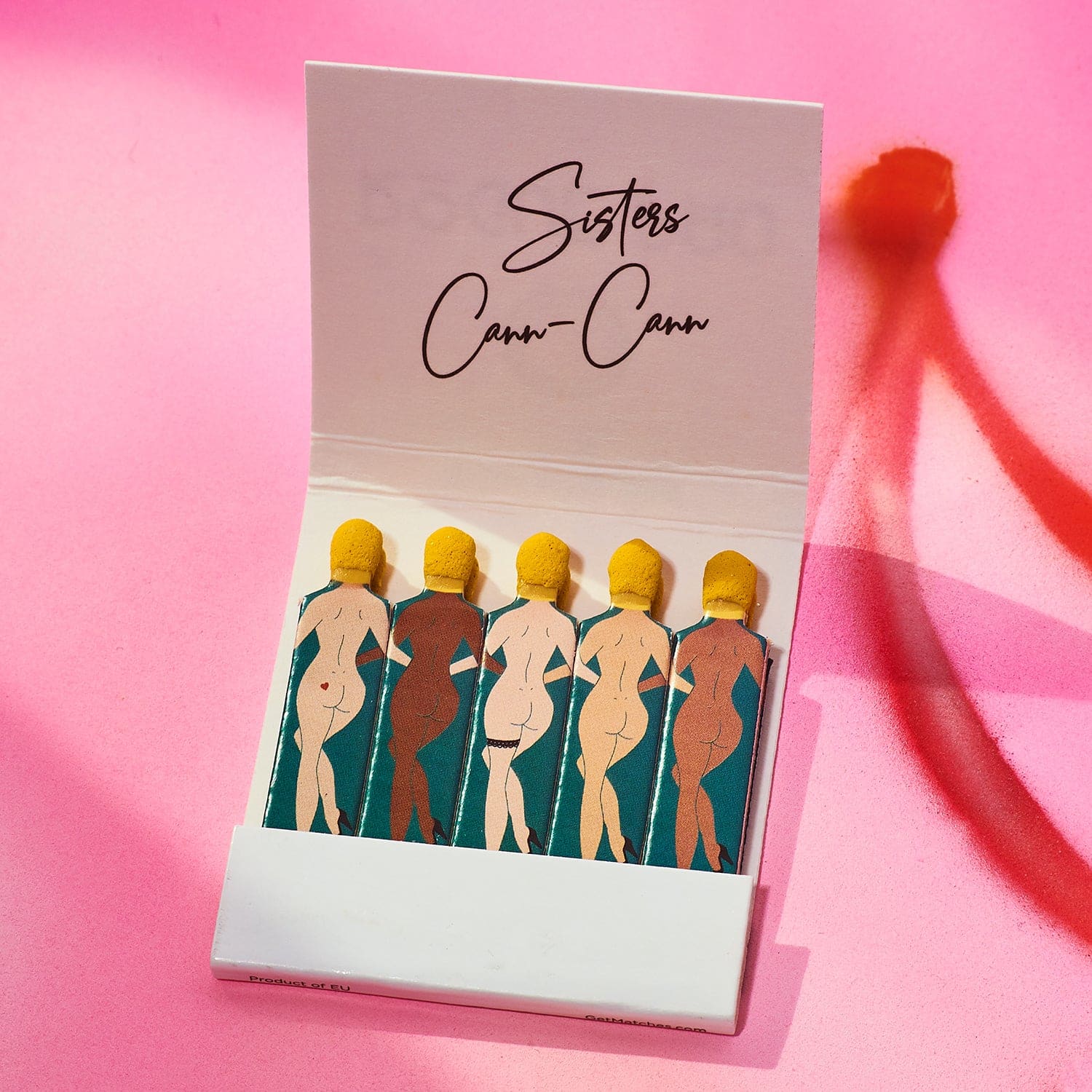 Dancing Ladies Can Can Matches - Sisters