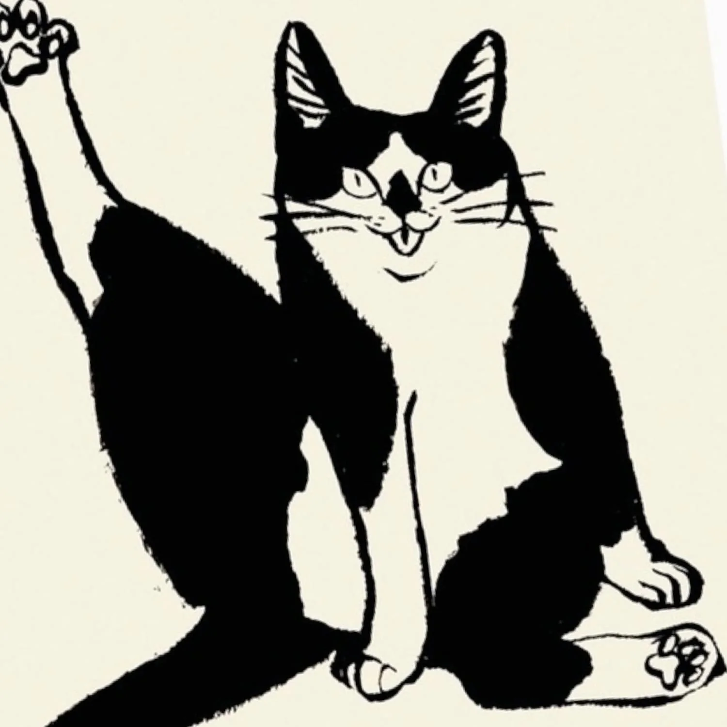 Cat Pose Greeting Card - Image 3