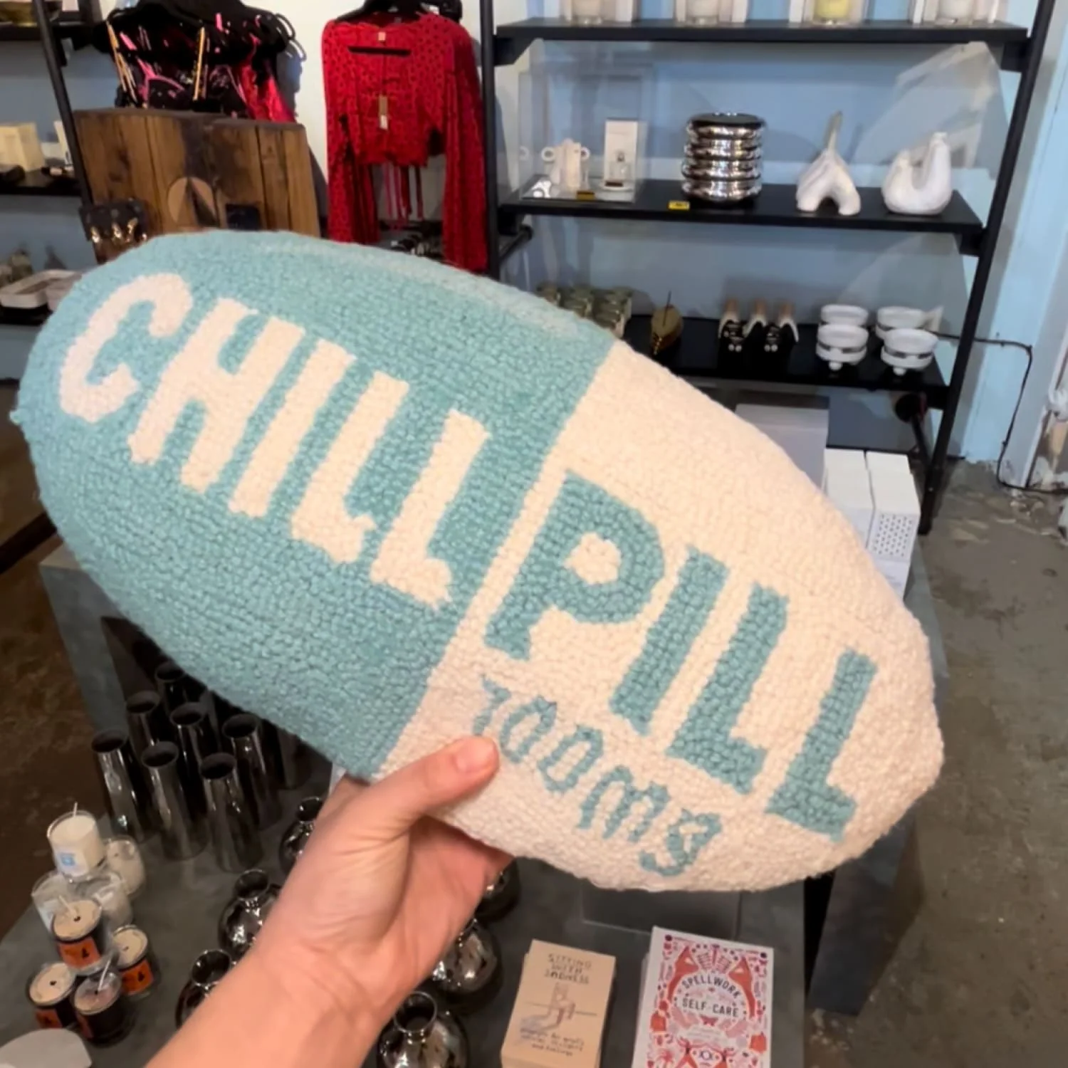 Chill Pill Hook Accent Pillow - Image 3