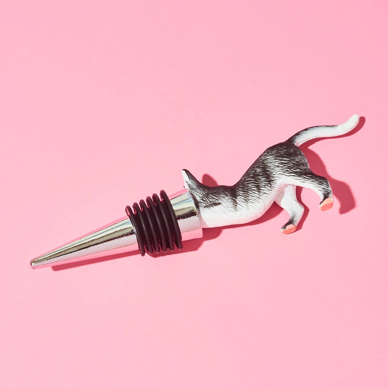 Crazy Cat Wine Stopper - Image 6