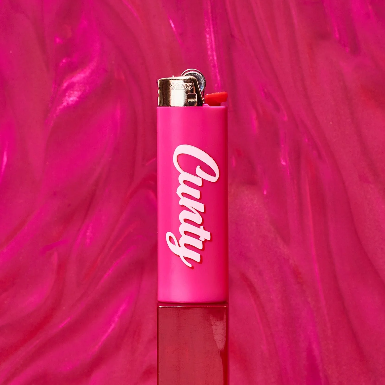 Friends NYC Cunty Pink Lighter