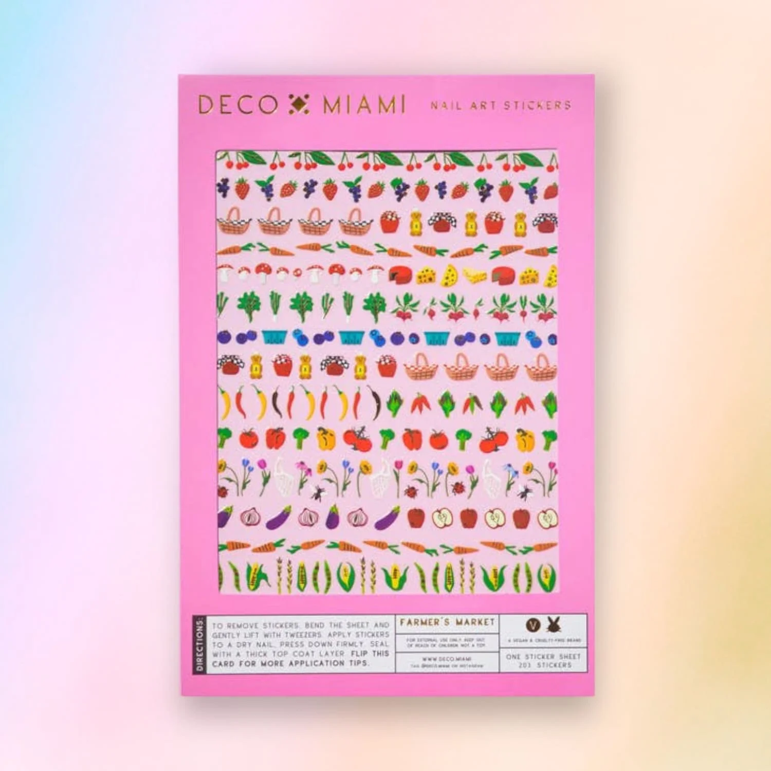 Farmer's Market Nail Art Decals - Image 3