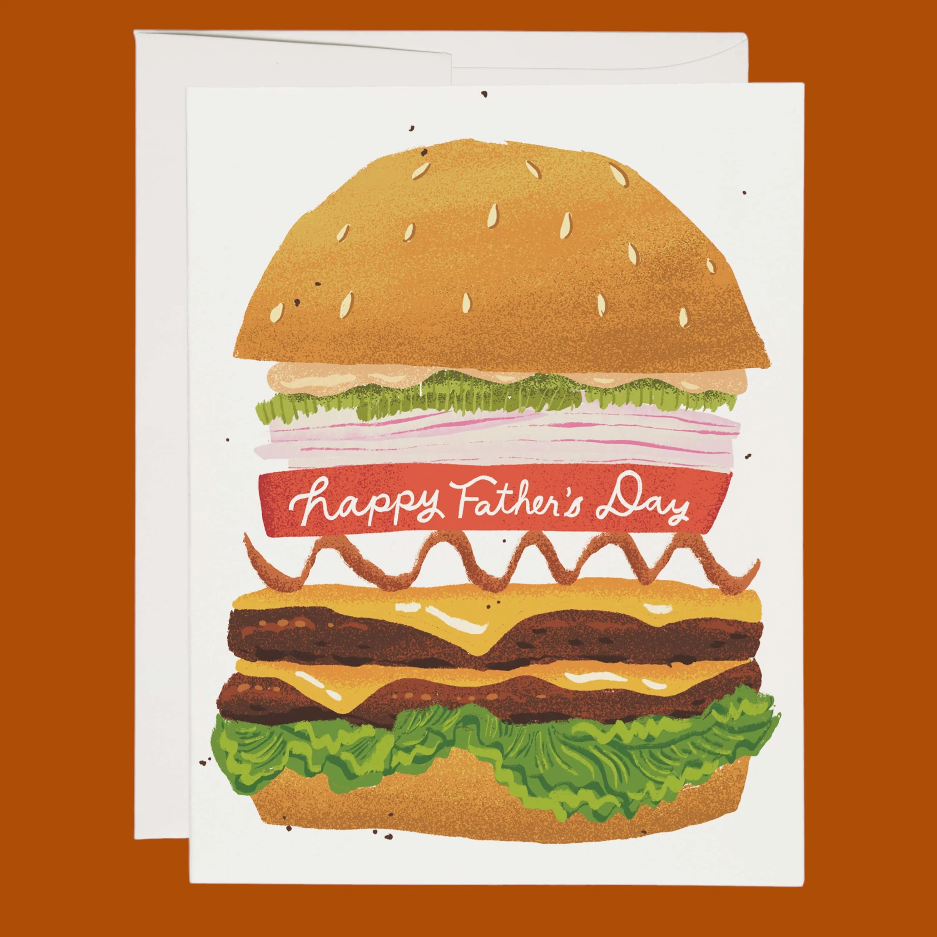 Father's Day Card - Double Cheeseburger