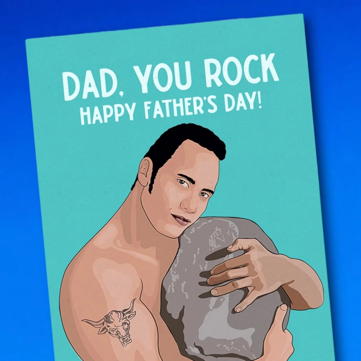 Father's Day Card - Dad You Rock