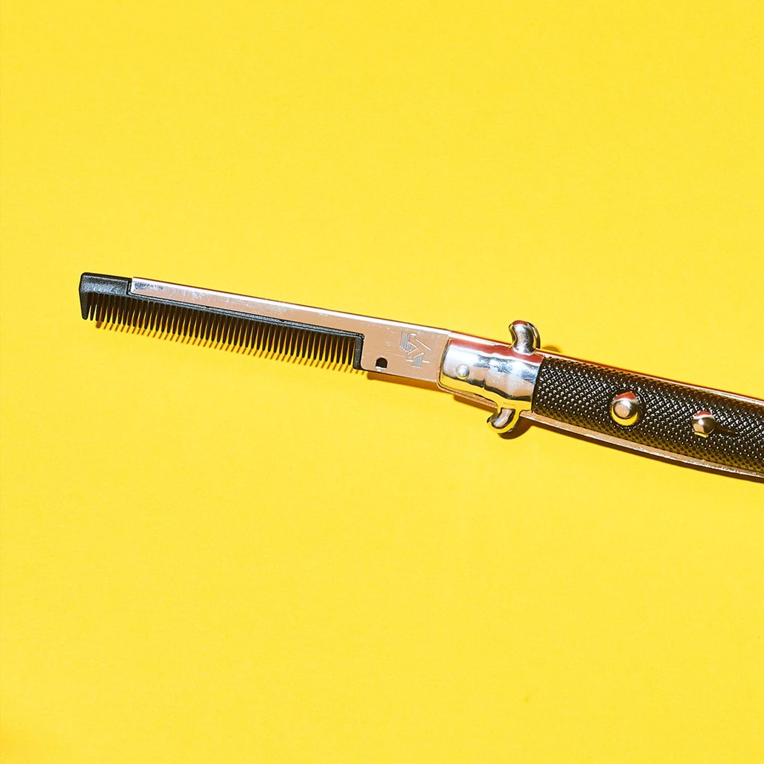 Faux Switchblade Folding Pocket Comb