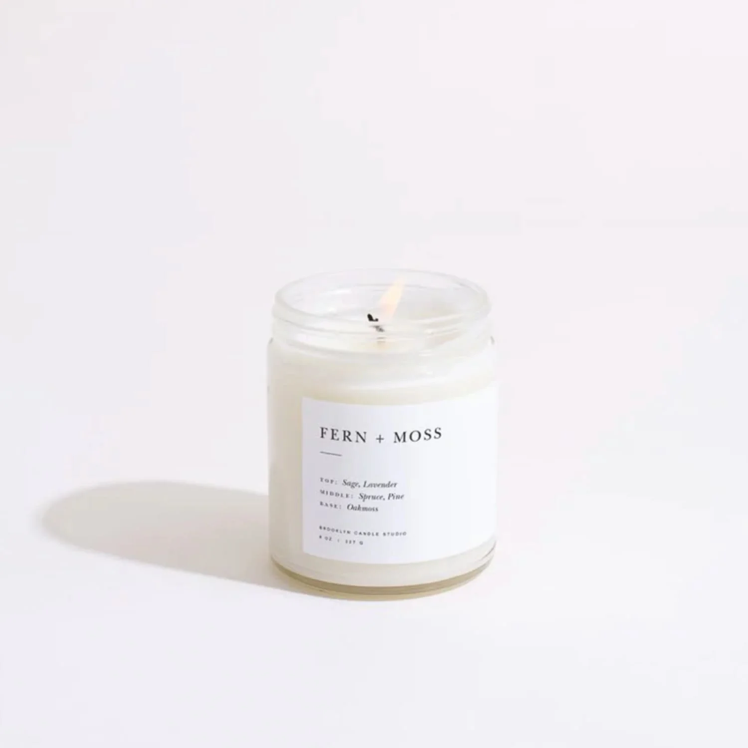 Fern + Moss Minimalist Candle - Image 2