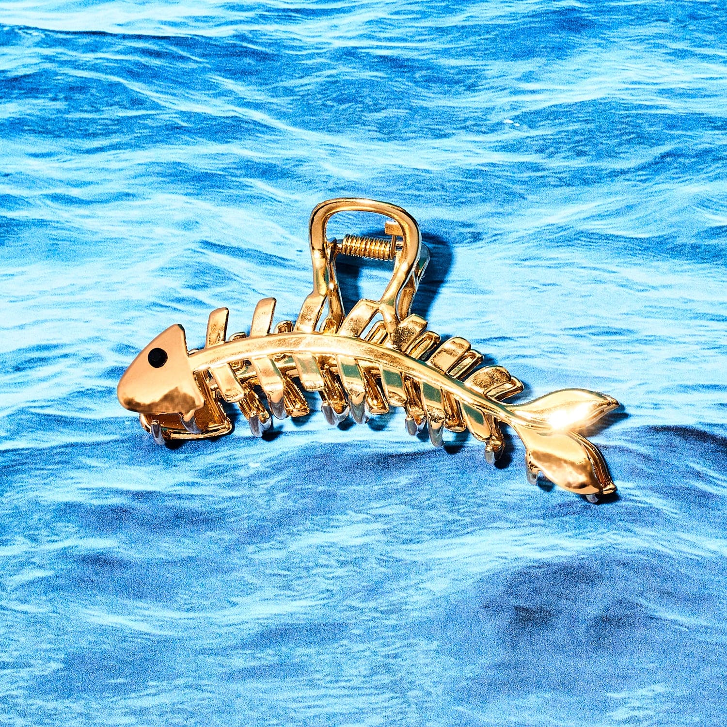 Fish Bone Hair Claw - Gold - Image 3