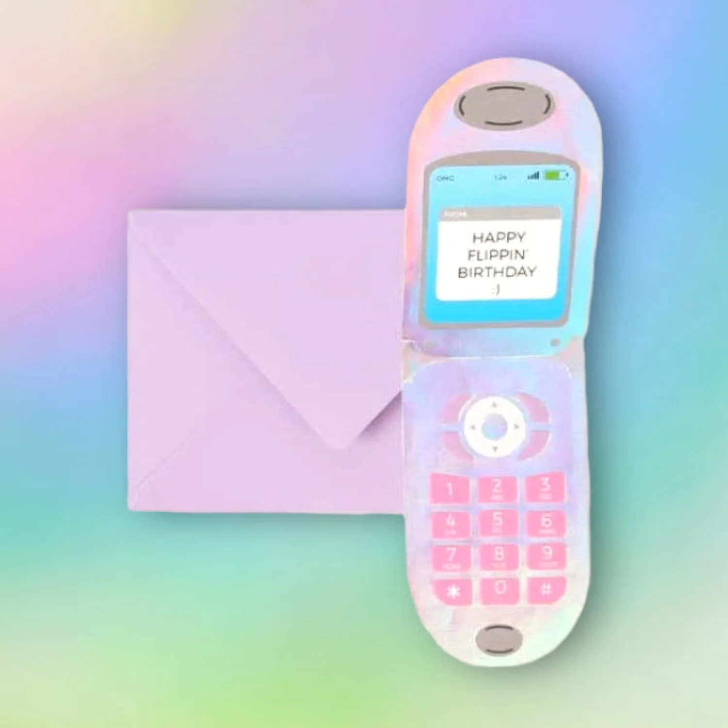 Flip Phone Birthday Pop Up Greeting Card - Image 2