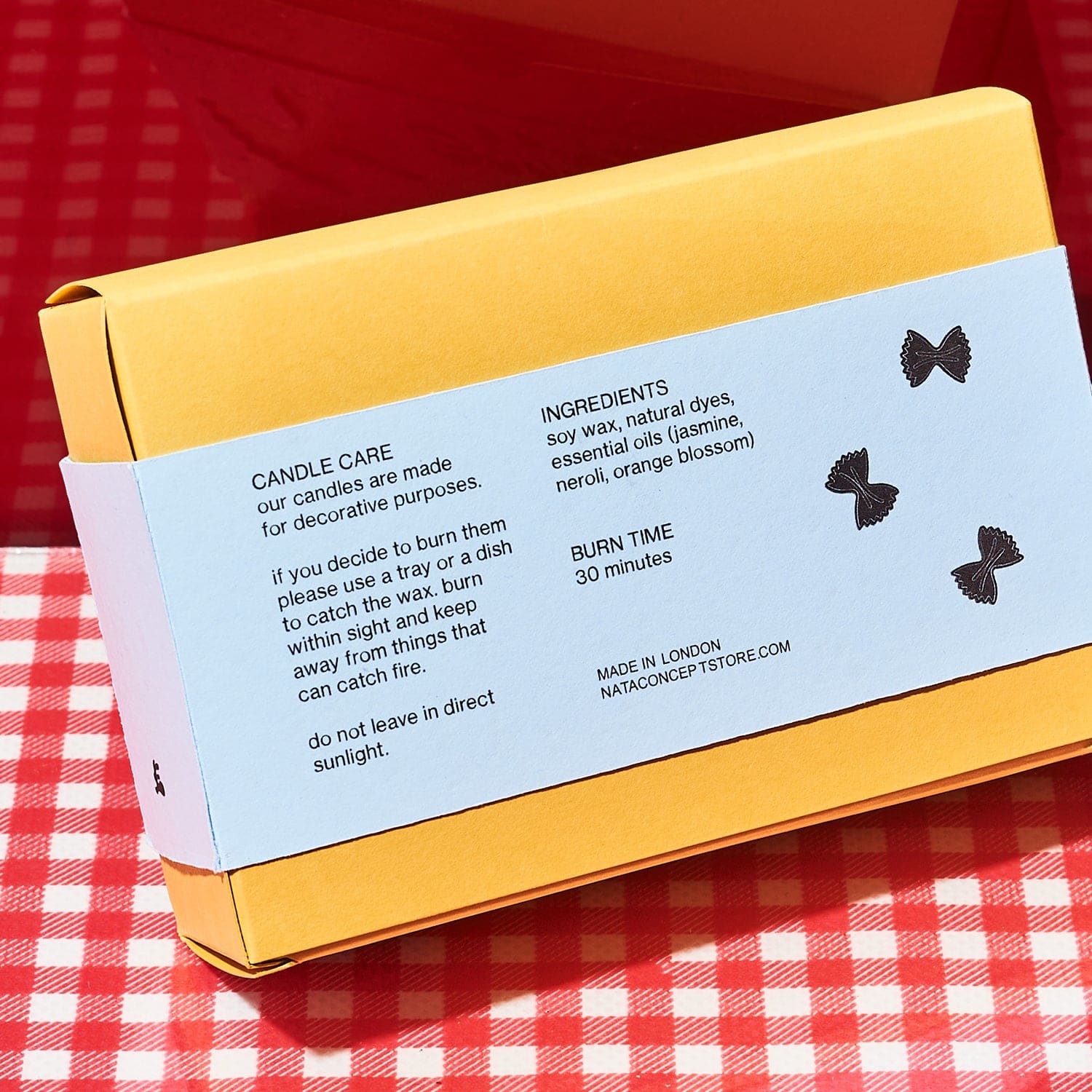 Farfalle Pasta Candle - Image 6