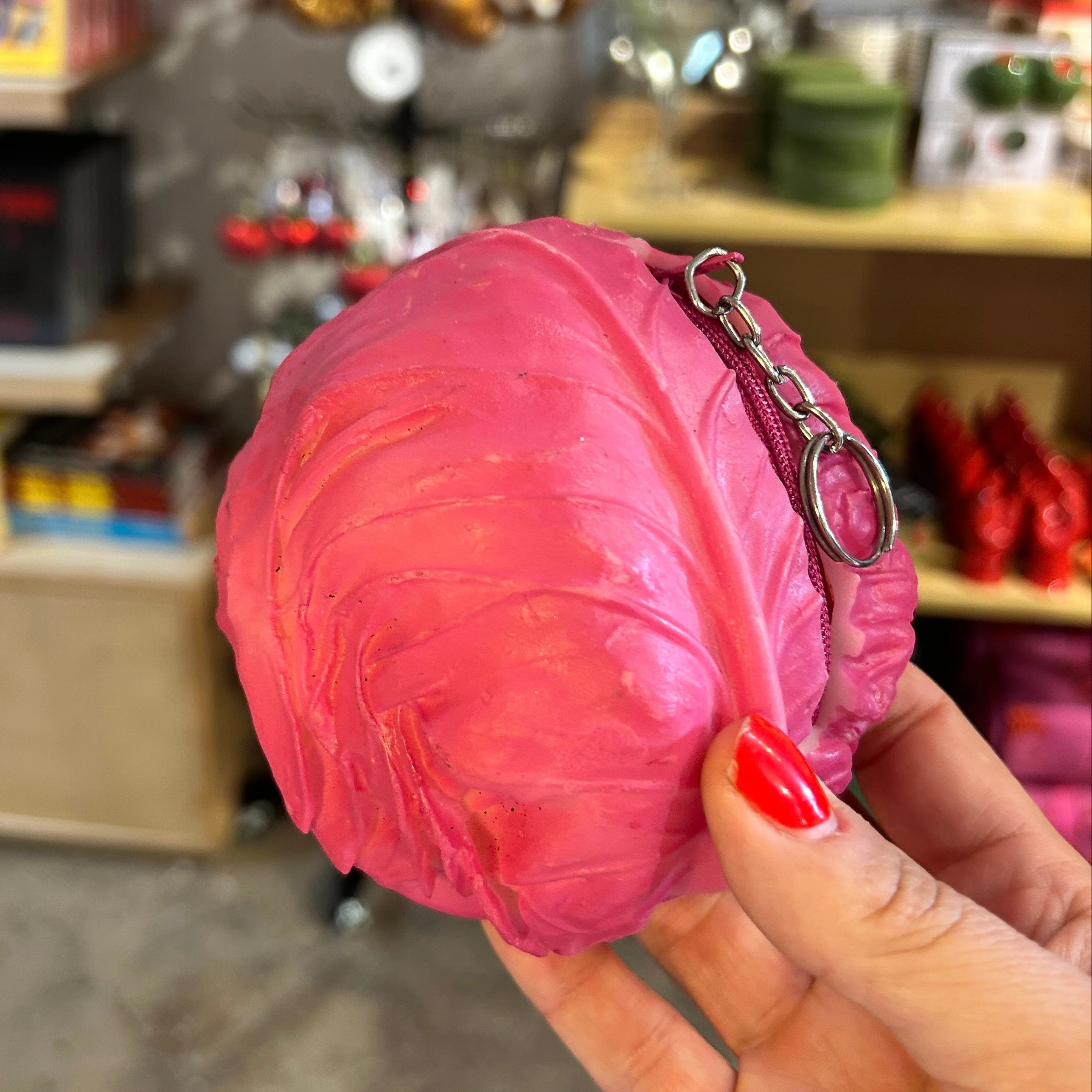 Purple Cabbage Coin Purse