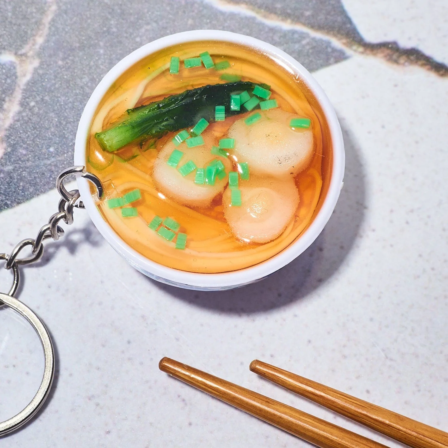 Food Keychain - Noodle Soup