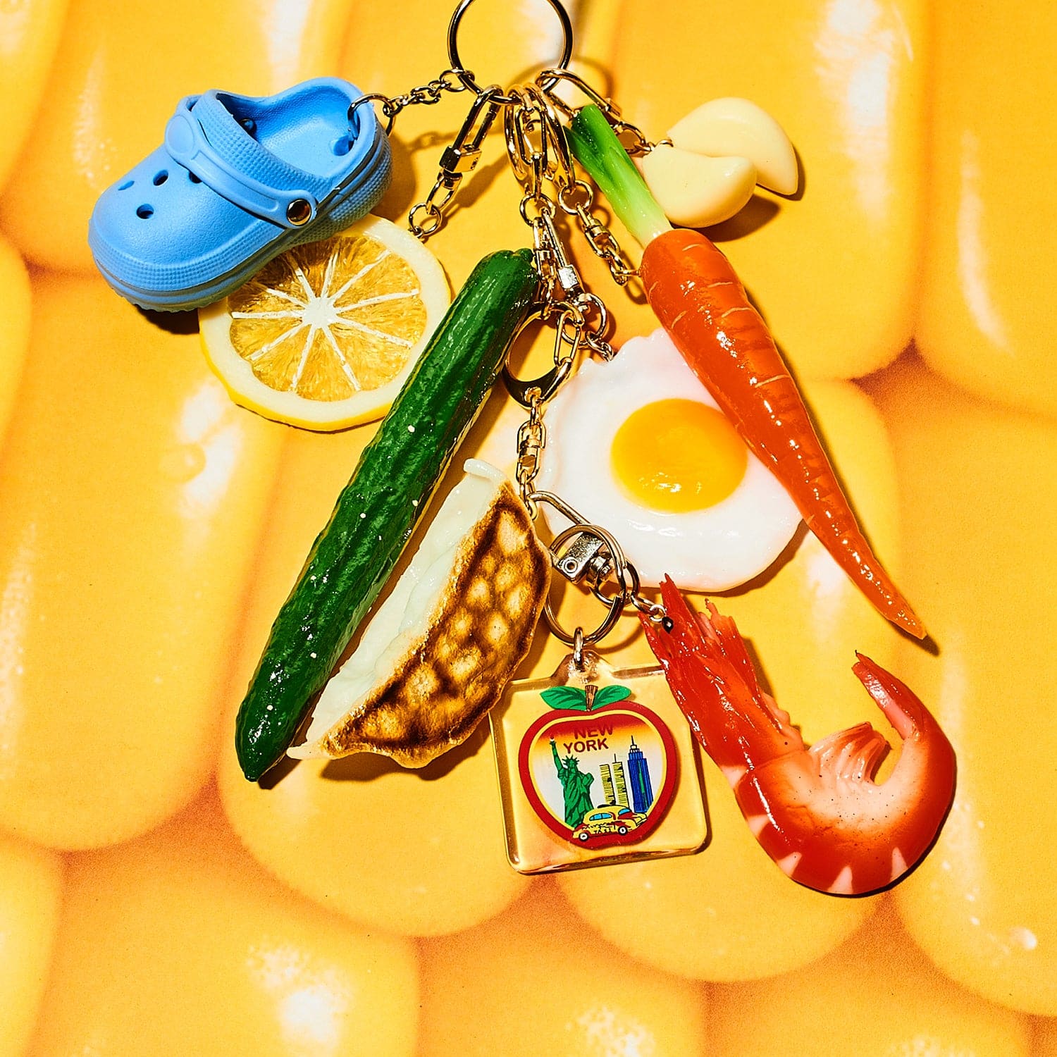 Food Keychain - Lemon Slice - Image 2