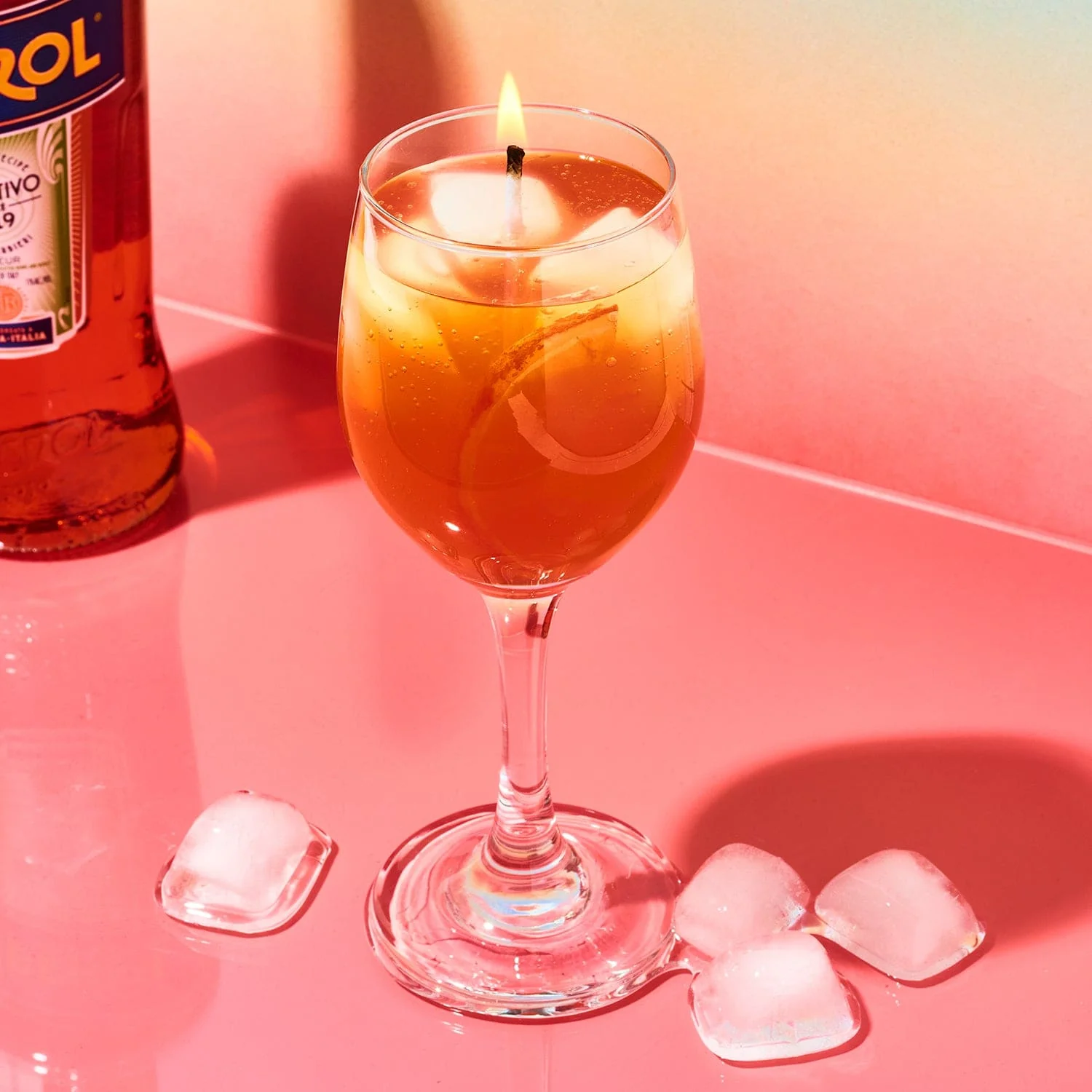 Friends NYC Aperol Spritz Candle