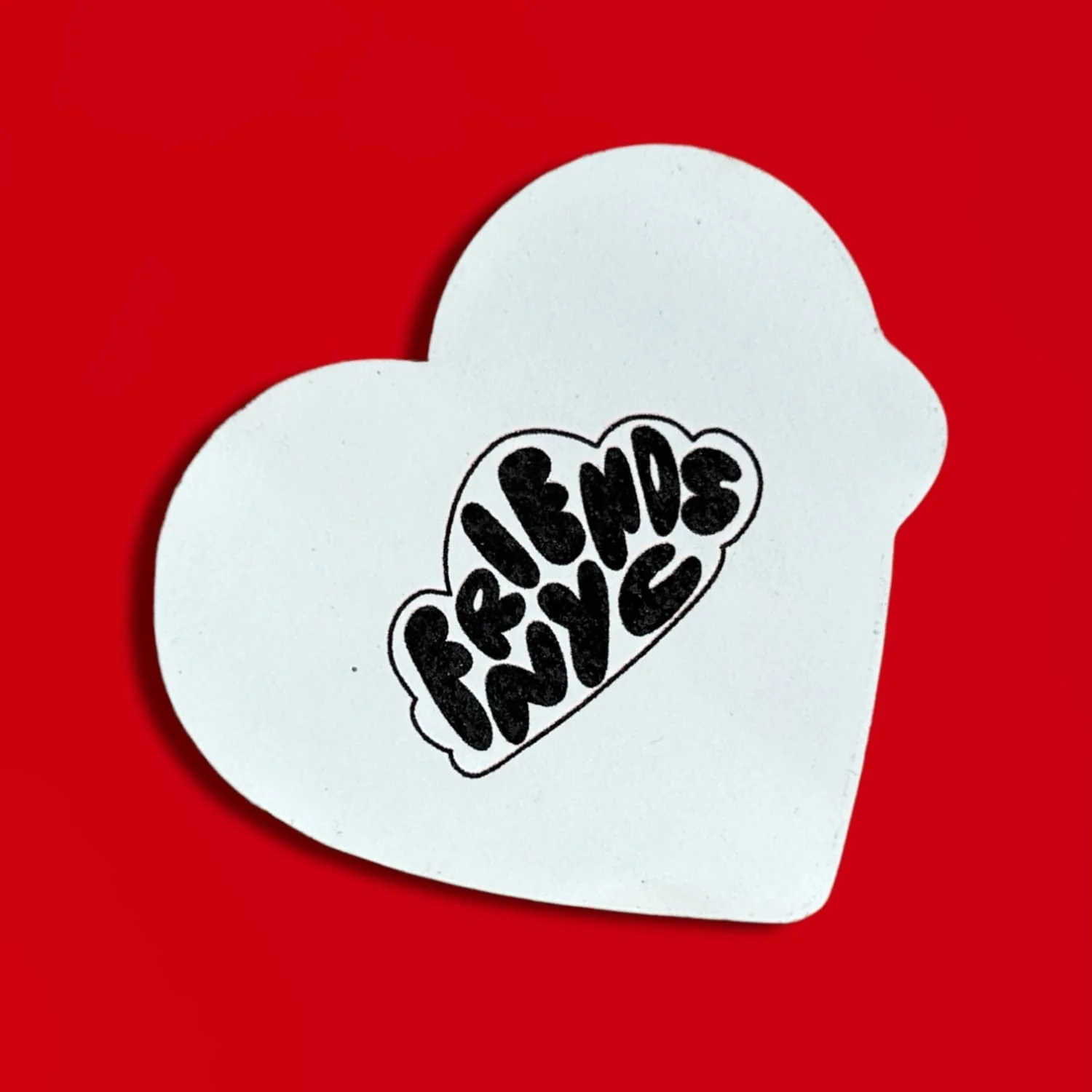 Friends NYC Cunty Heart Sticker - Image 2