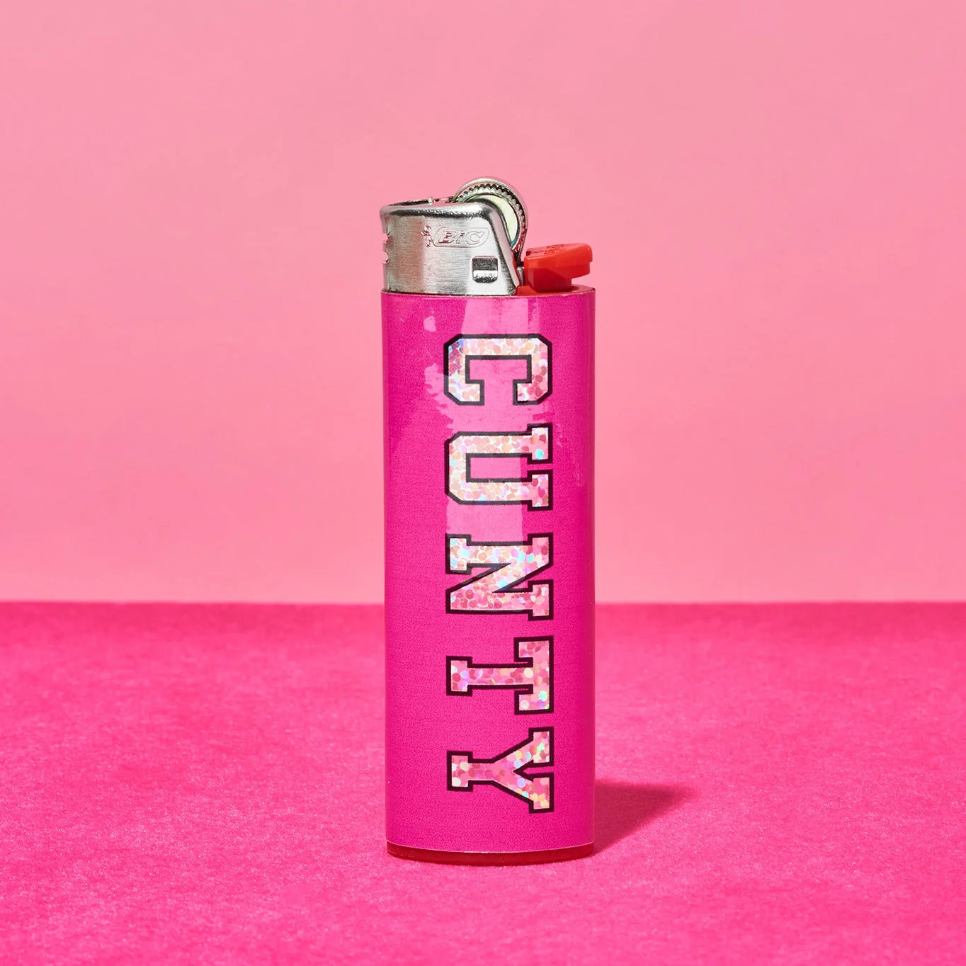 Friends NYC CUNTY Varsity Letters Lighter