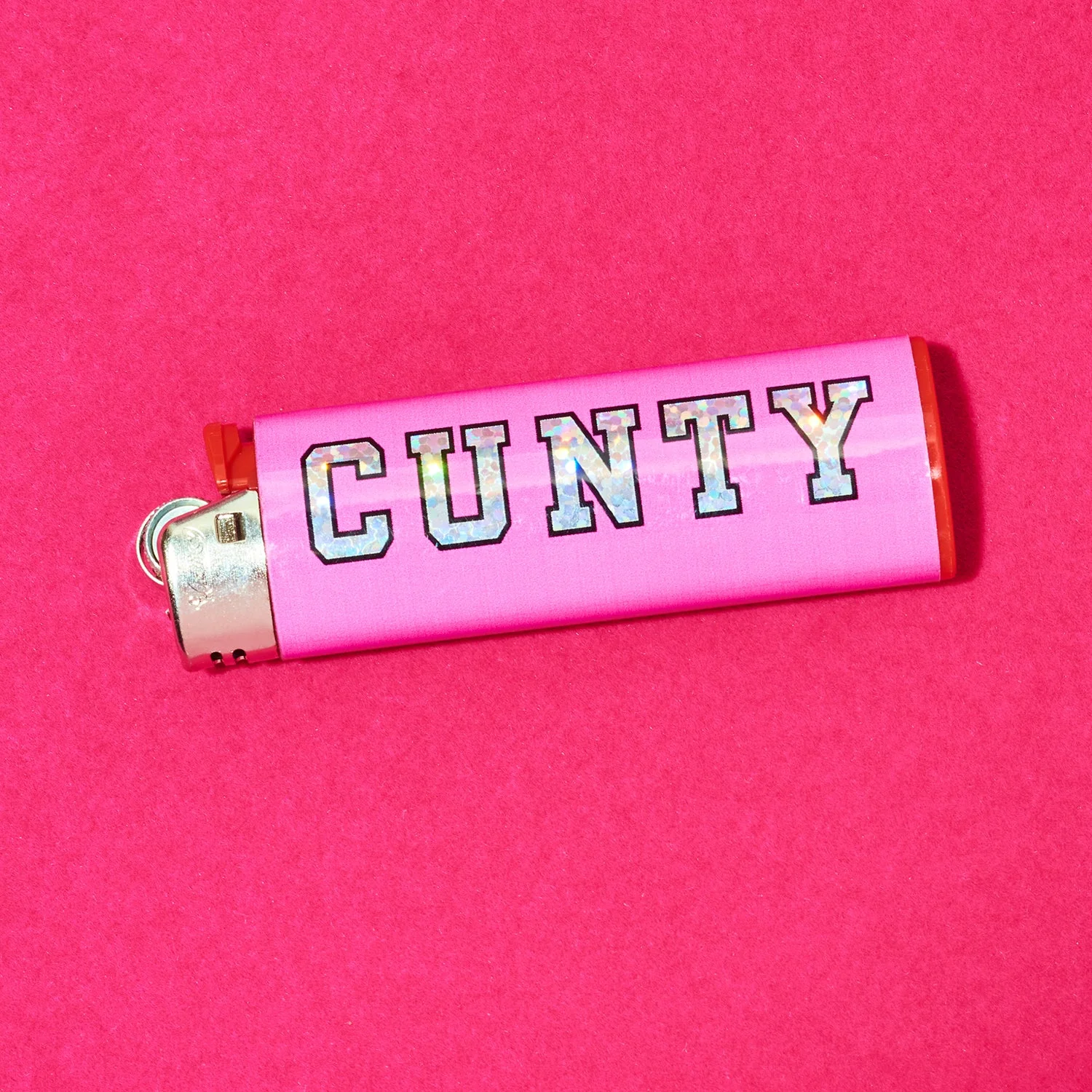Friends NYC CUNTY Varsity Letters Lighter - Image 5