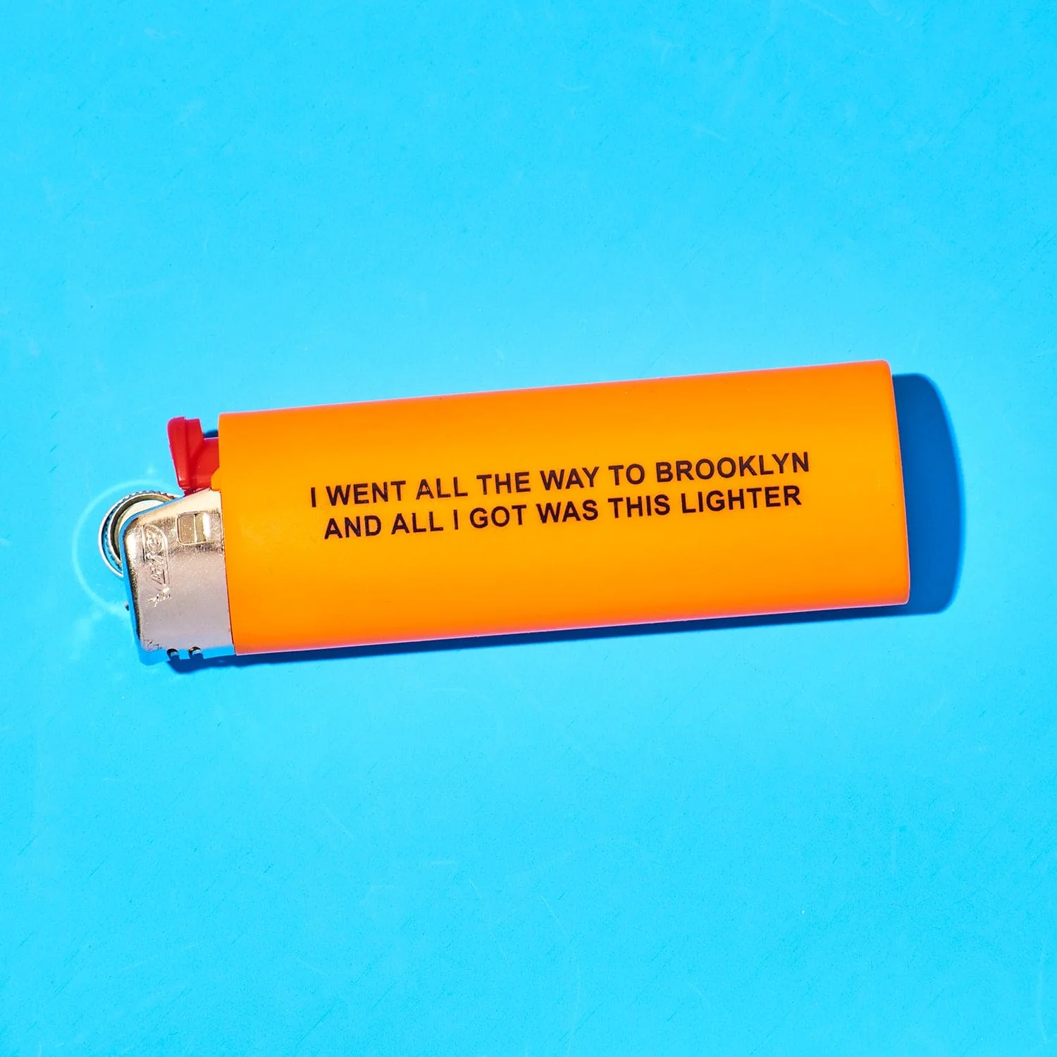 Friends NYC Went To Brooklyn All I Got Orange Lighter