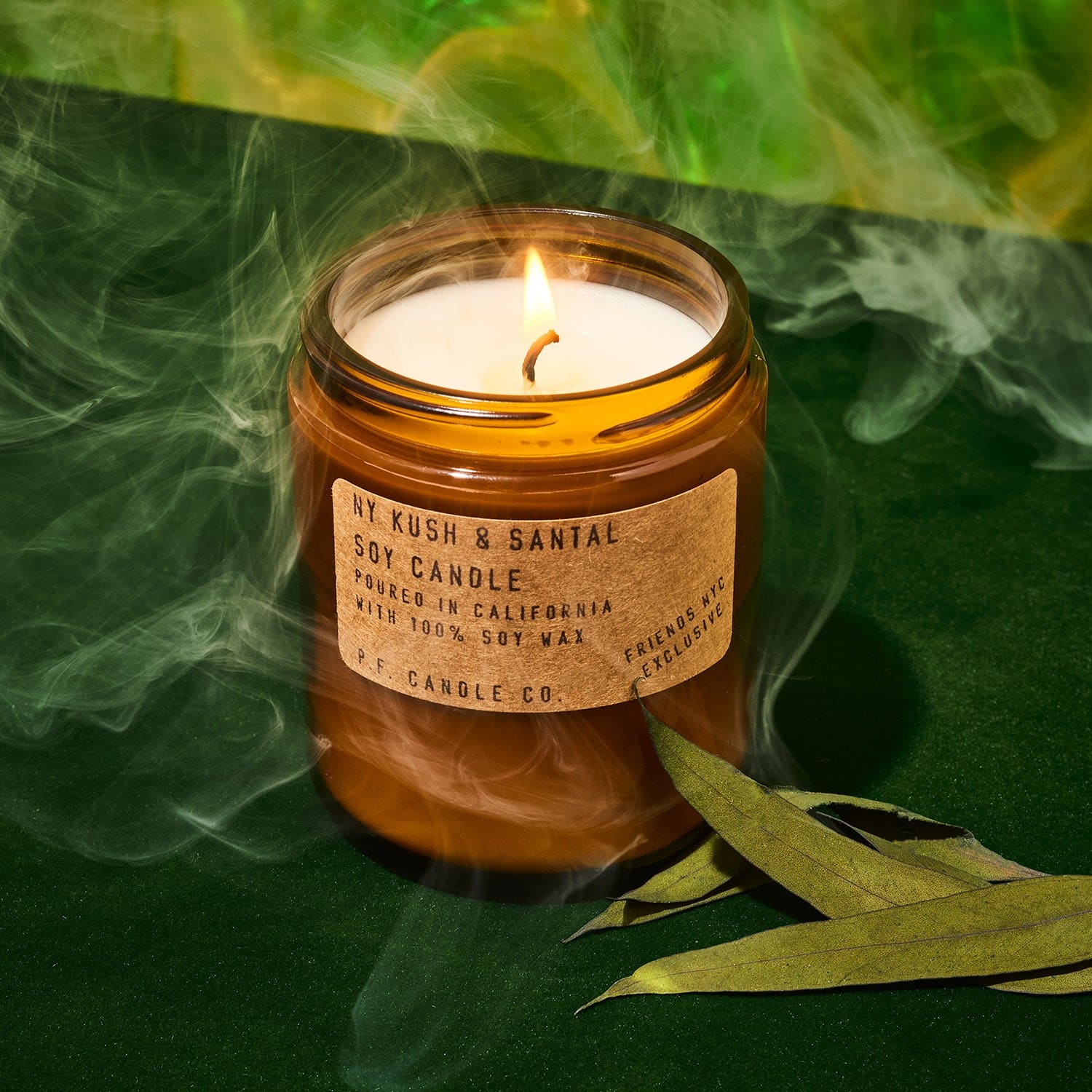 Friends NYC x P.F. Candle Co - NY Kush Santal Candle Exclusive - Image 2