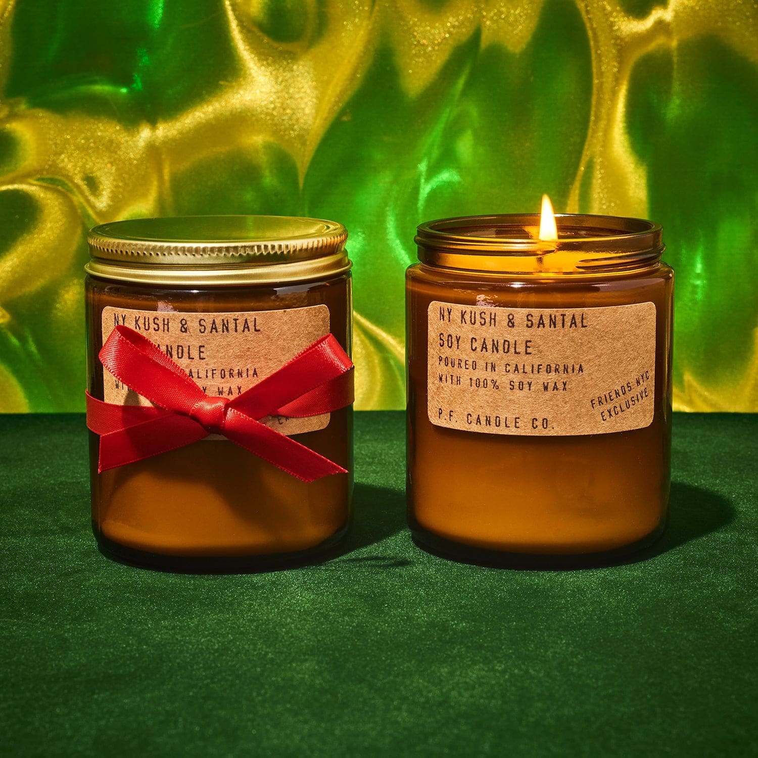 Friends NYC x P.F. Candle Co - NY Kush Santal Candle Exclusive - Image 4