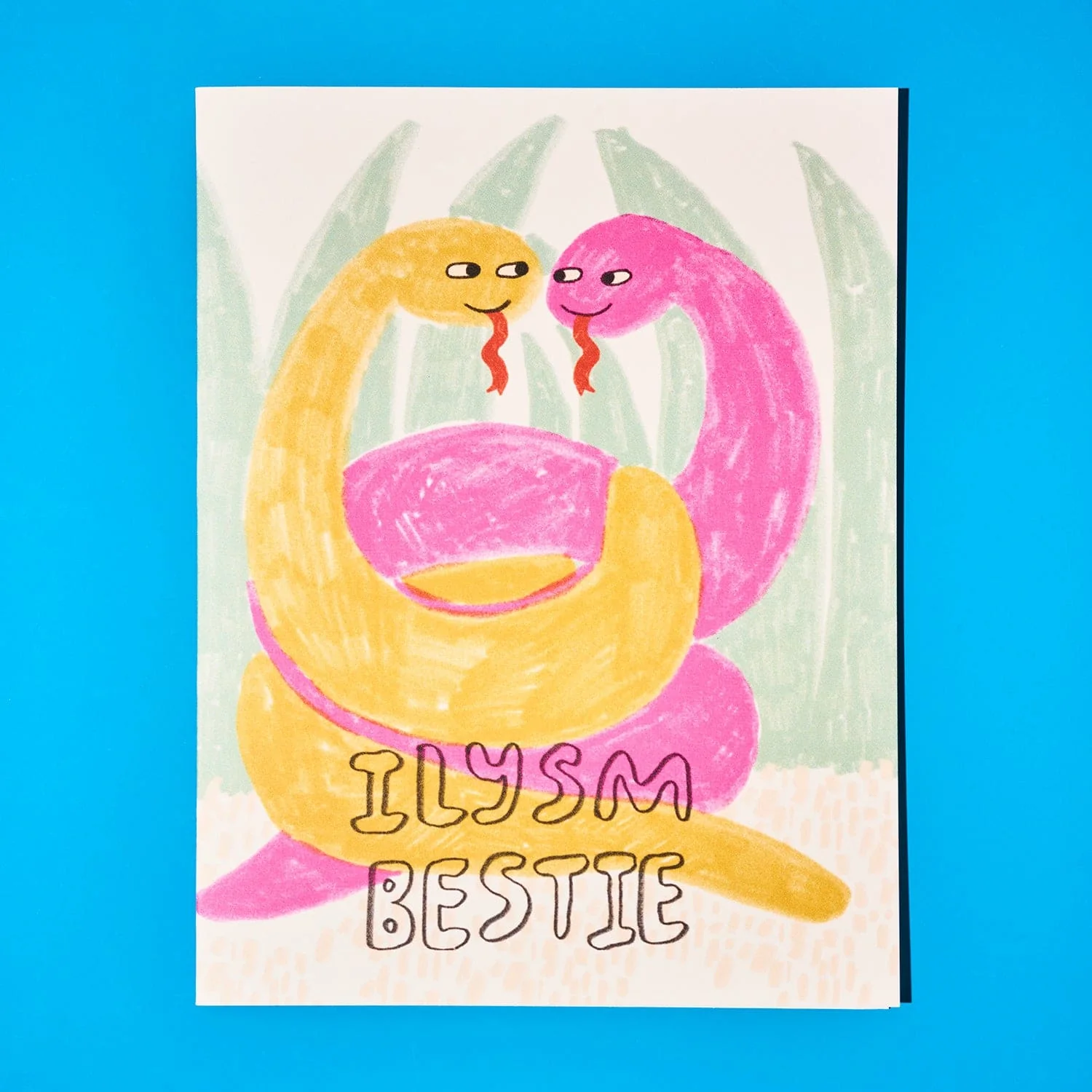 ILYSM Bestie Card
