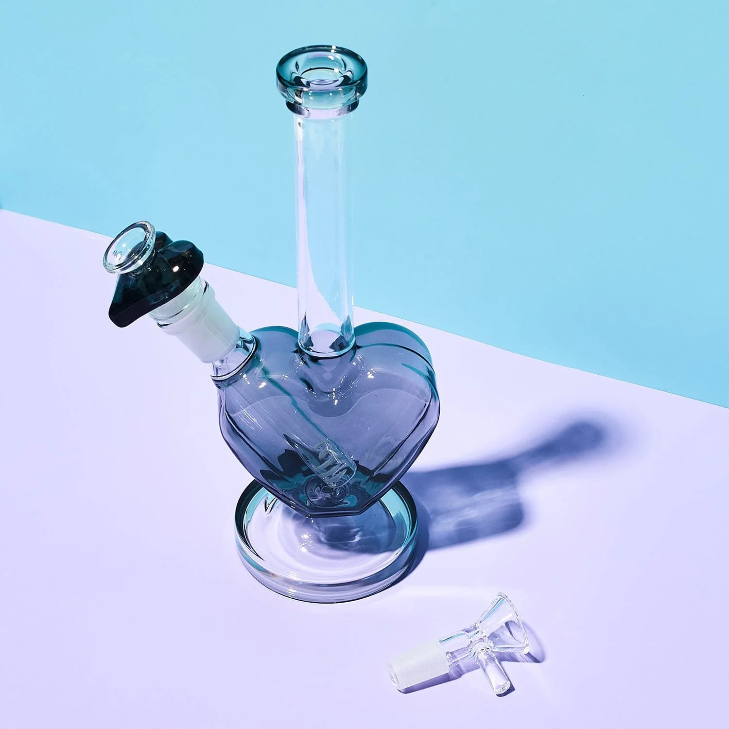 Glass Heart Bong - Image 3