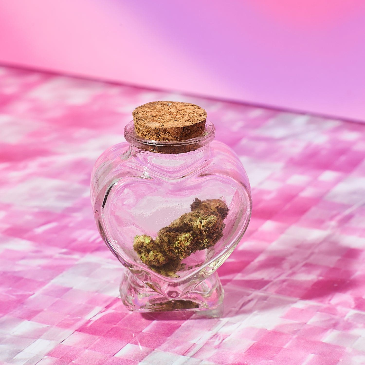 Glass Heart Stash Jar - Image 7