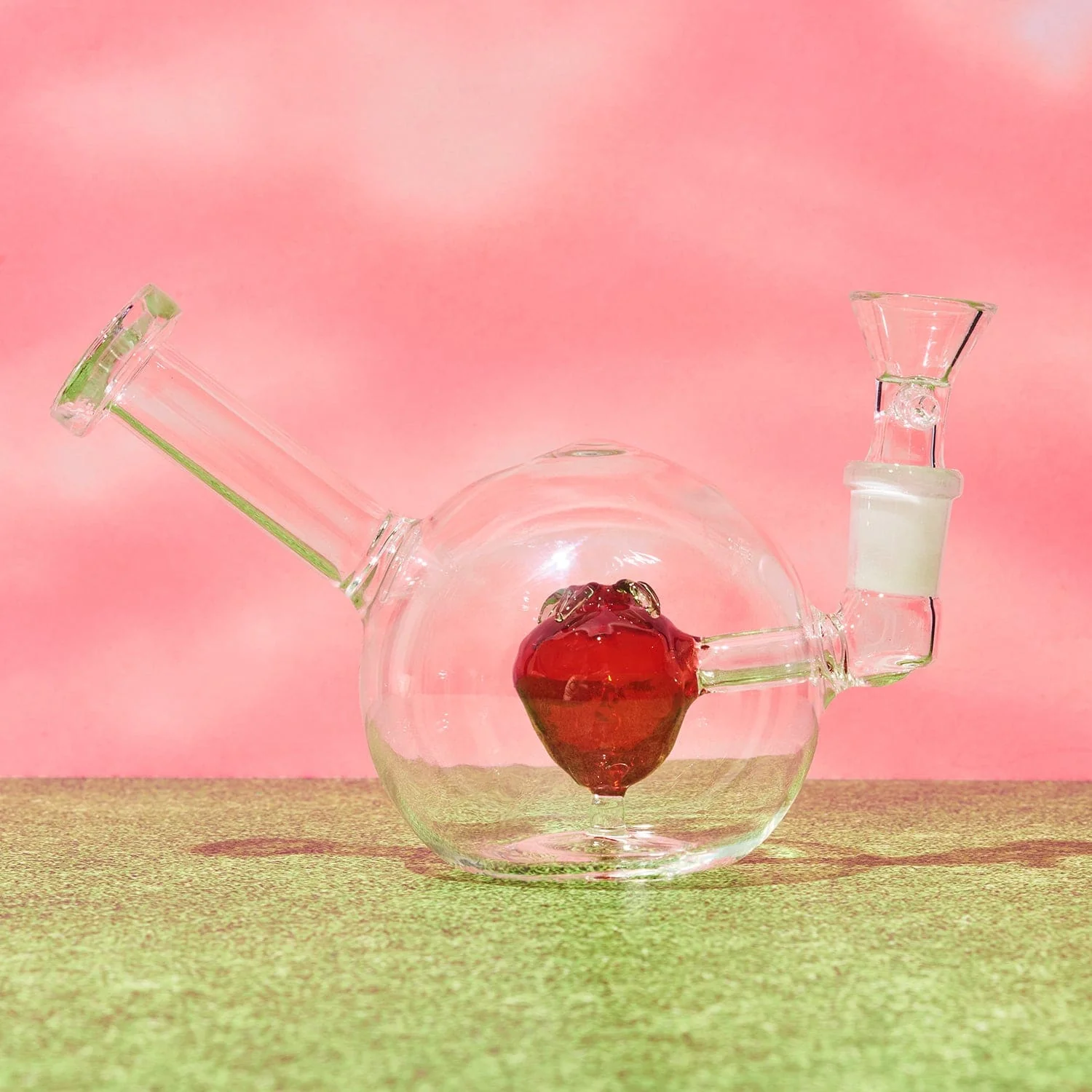 Strawberry Globe Bong