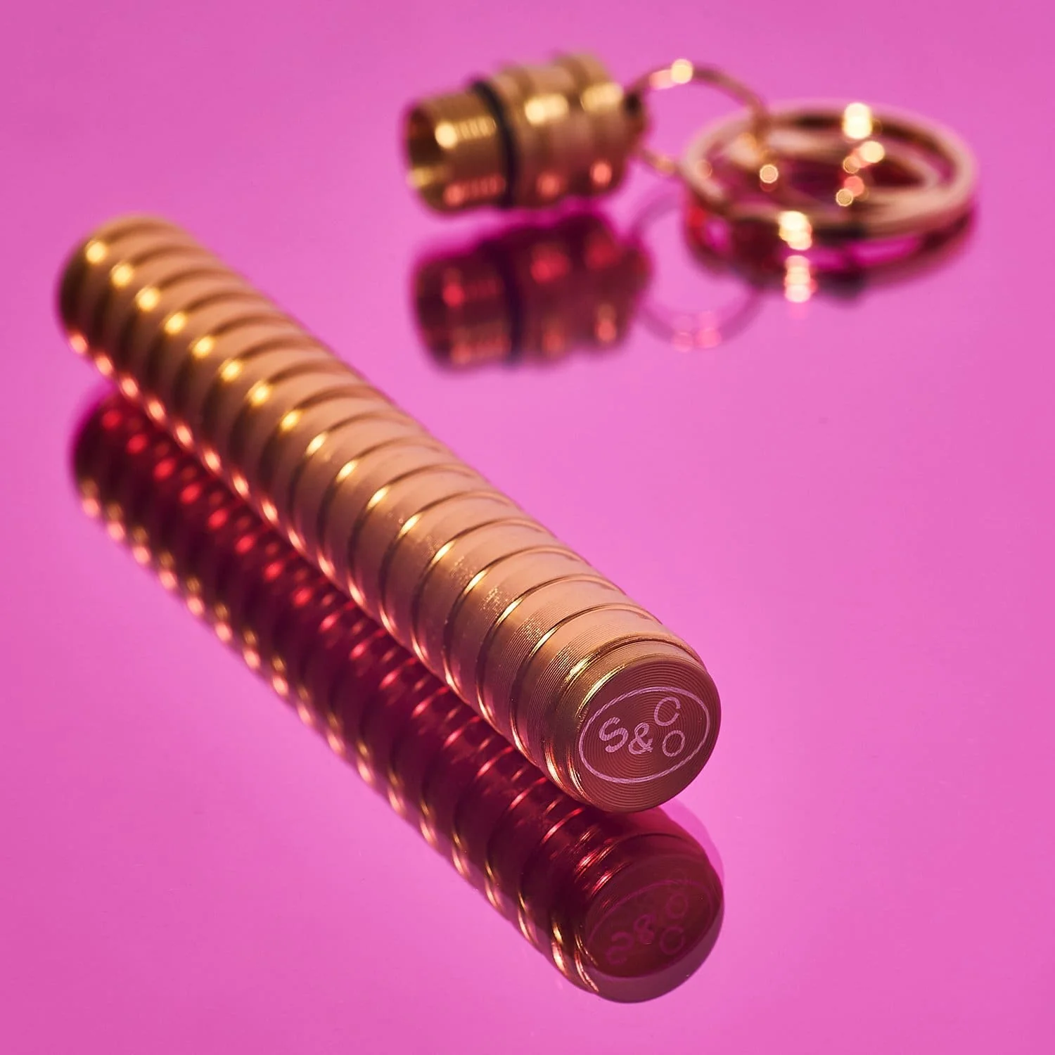 Sackville & Co Gold Keychain Carry Case - Image 3