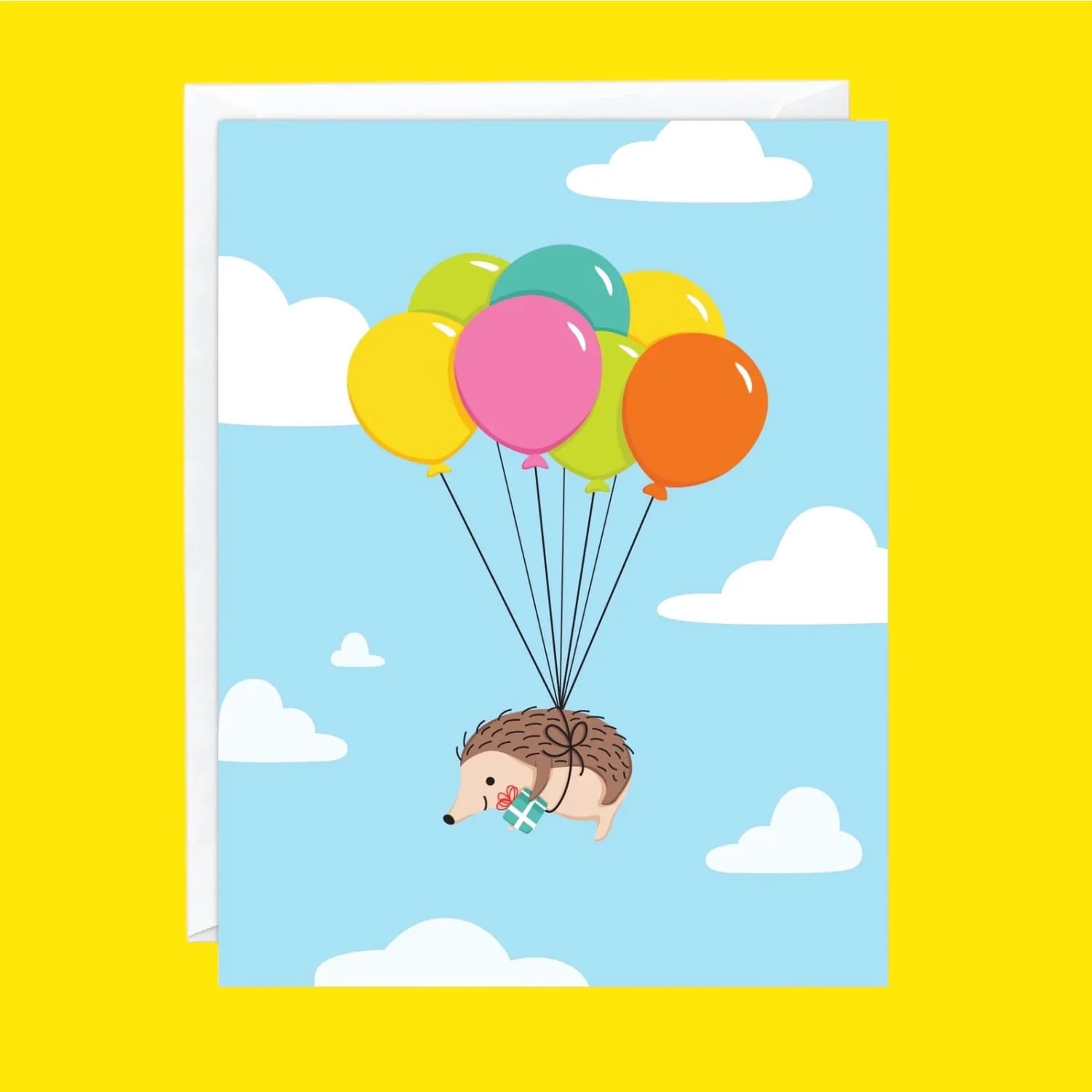 Hedgehog Birthday Card