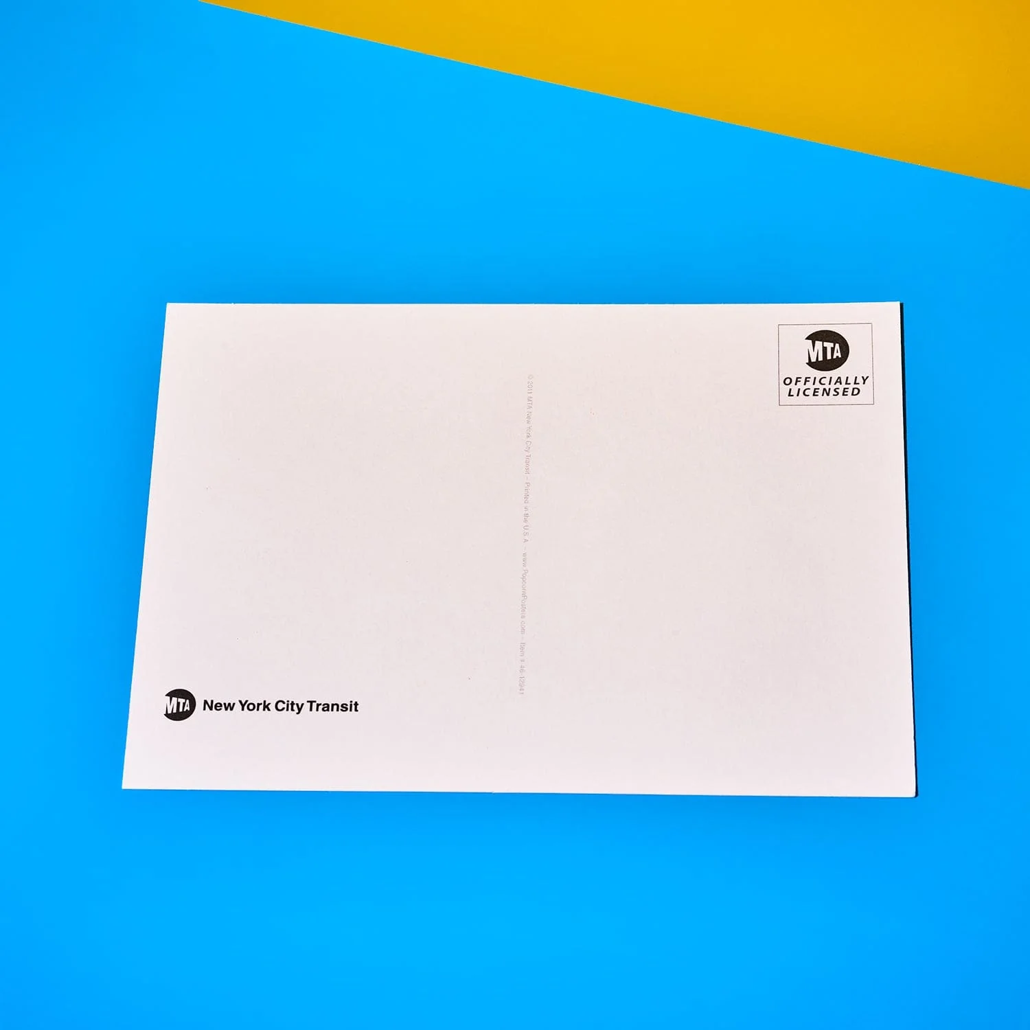 NYC Metrocard Postcard - Image 2