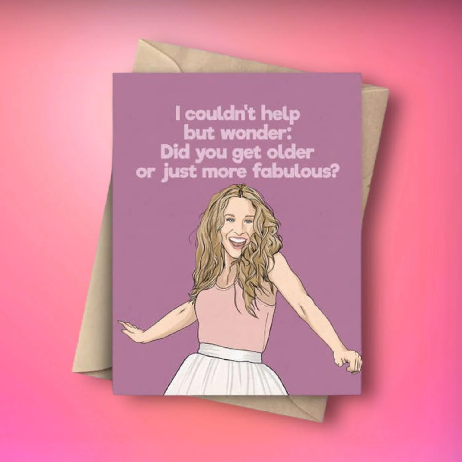 Carrie Bradshaw More Fabulous Birthday Card - Image 3