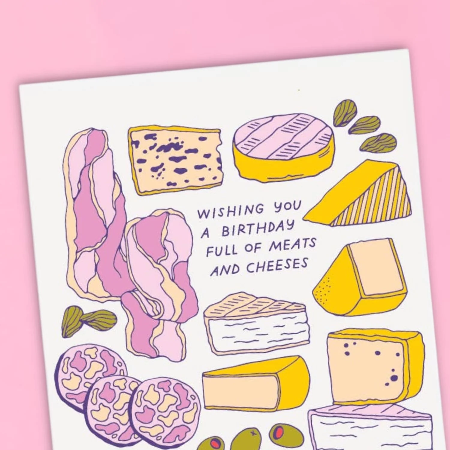 Meats and Cheeses Birthday Greeting Card - Image 2