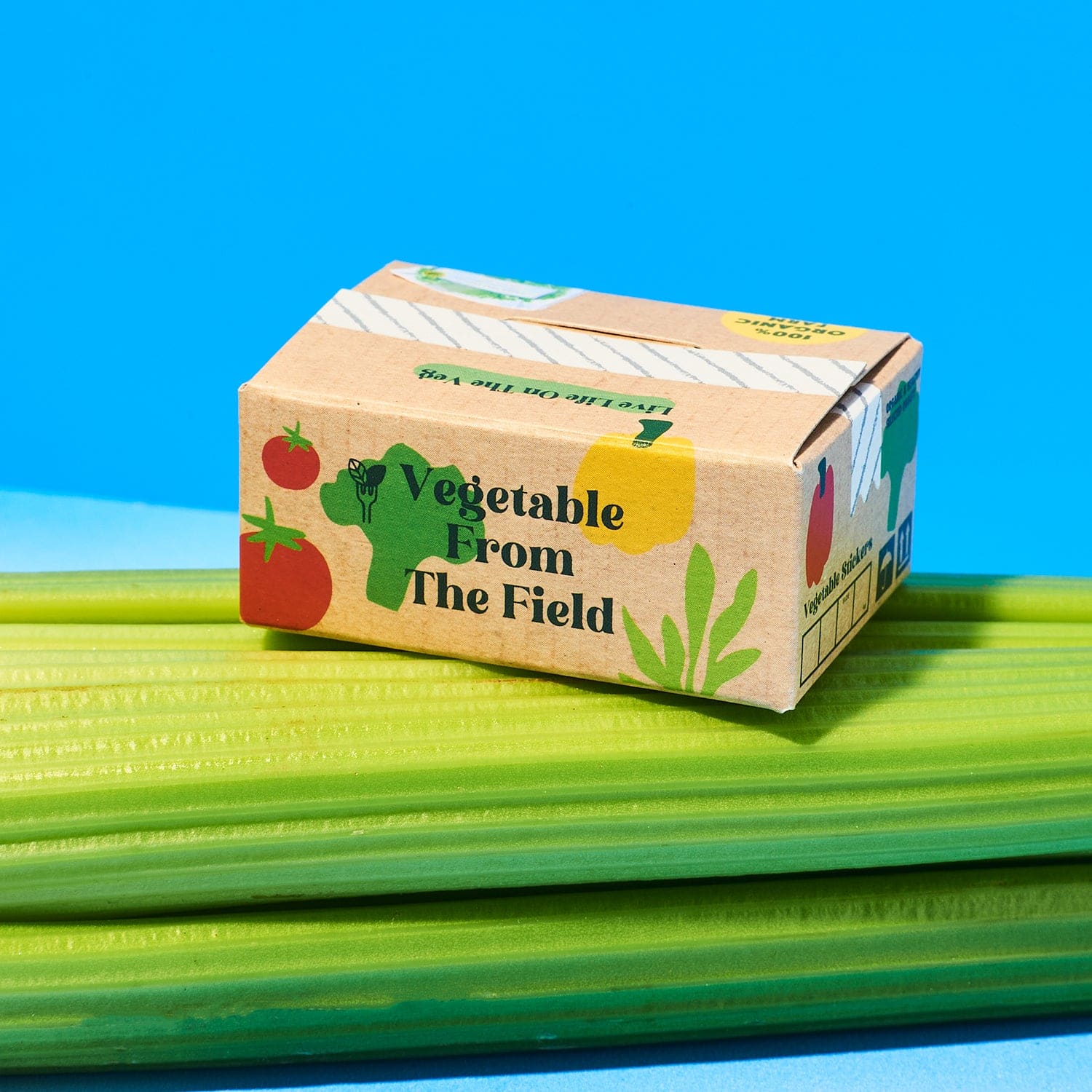 Vegetable Holographic Food Stickers - Image 2