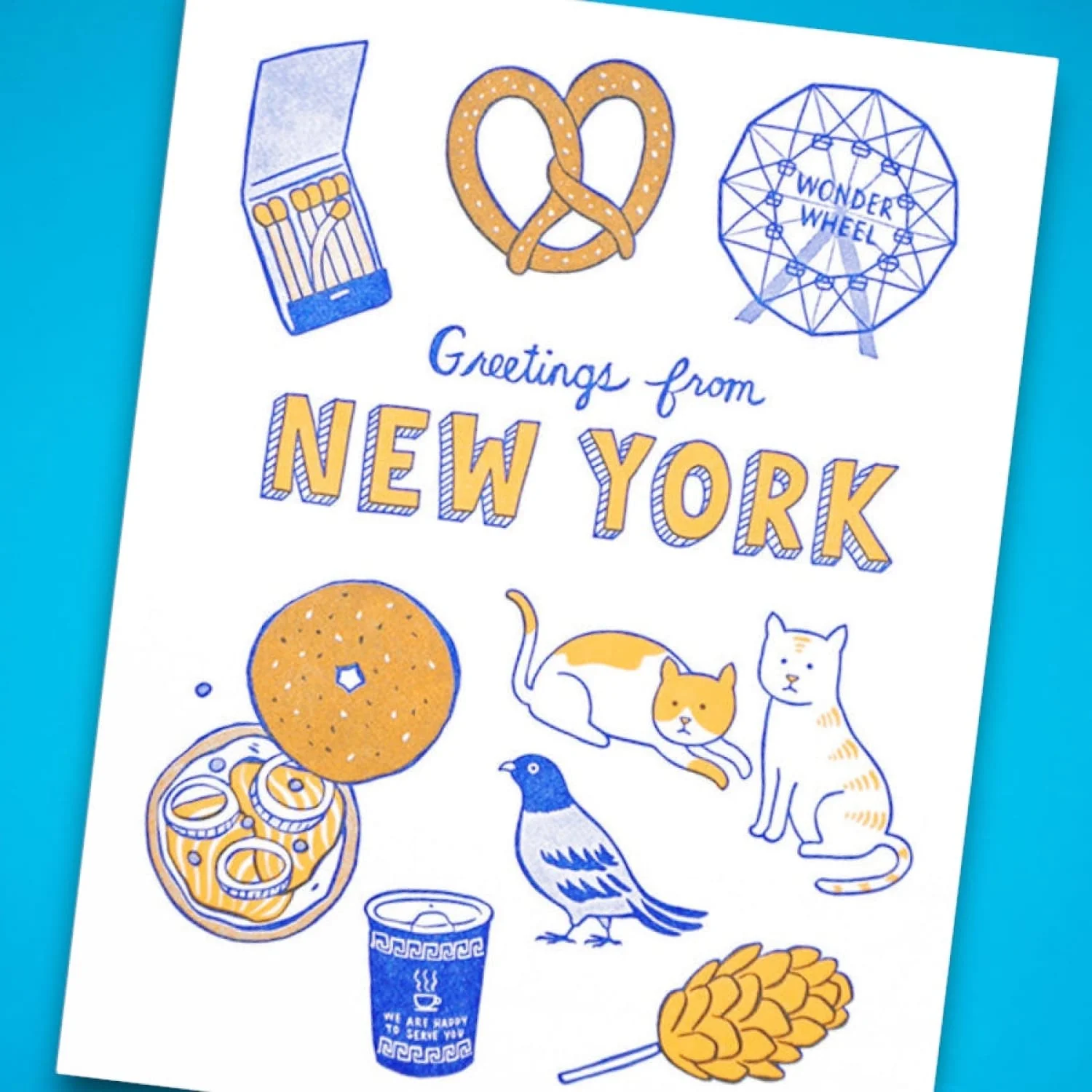 Greetings From New York Card - Image 2