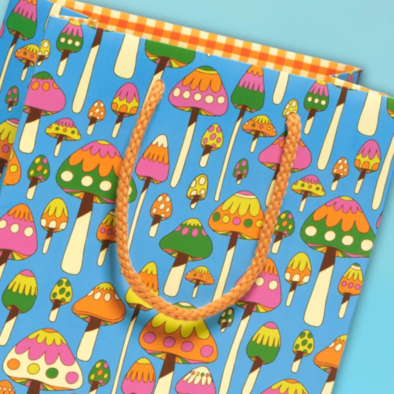 Groovy Mushrooms Gift Bag 9.5" - Image 3
