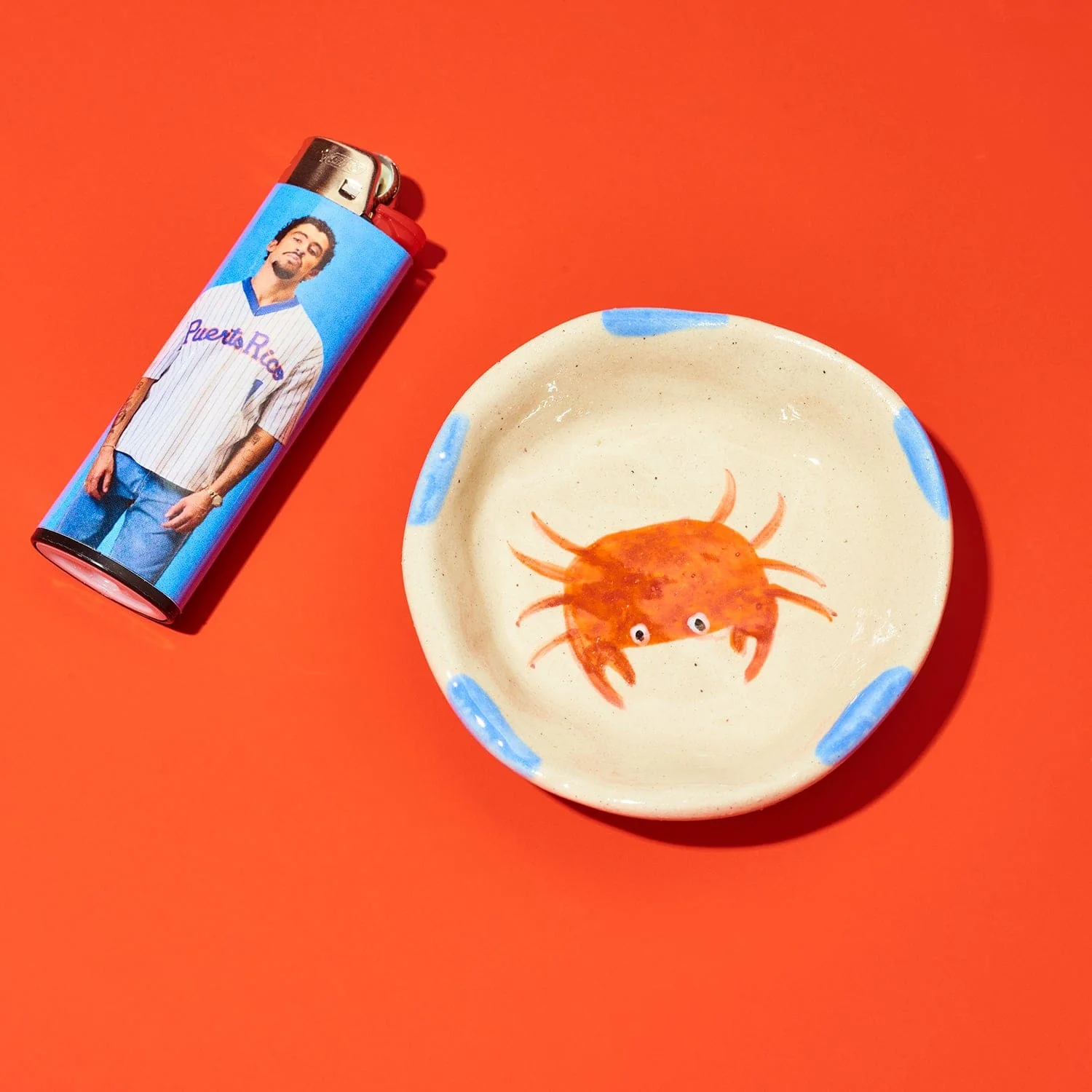Hand Painted Crab Dish - Image 3
