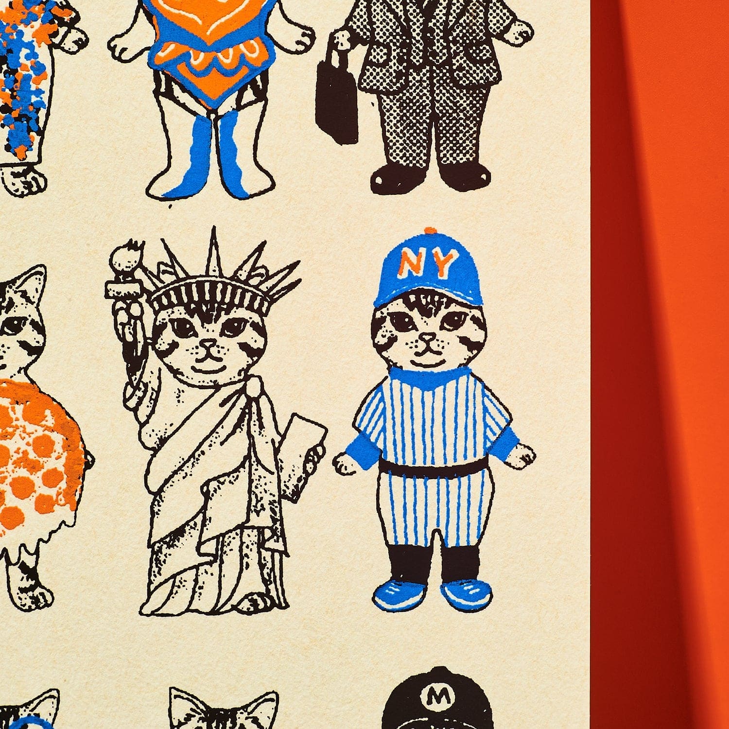 NYC Cats Silkscreen Postcard - Image 4
