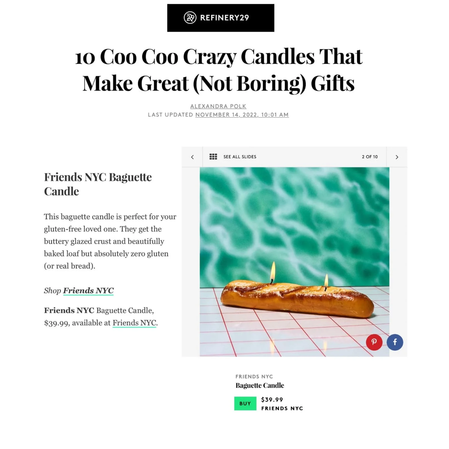 Baguette Candle - Image 16