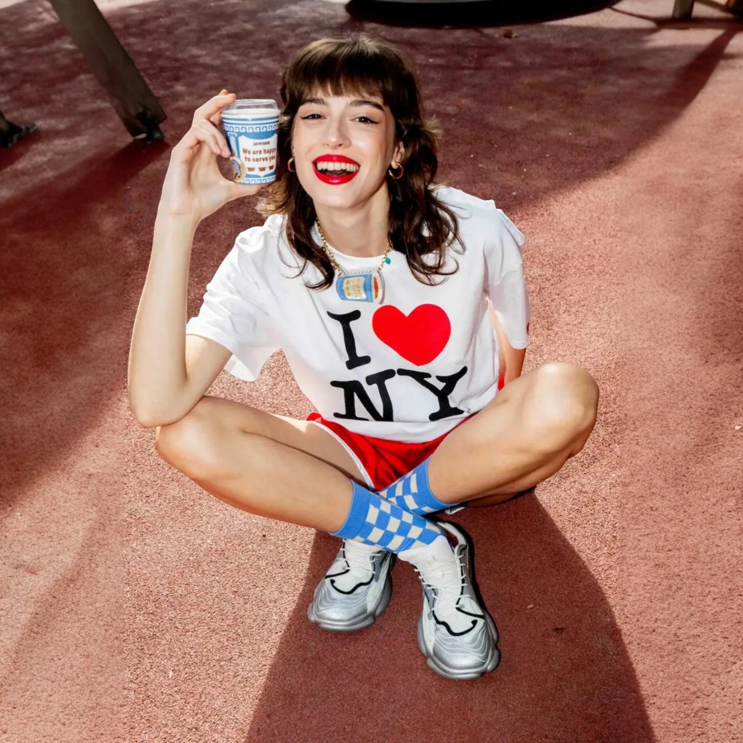 Happy To Serve You NYC Coffee Cup Socks - Image 4